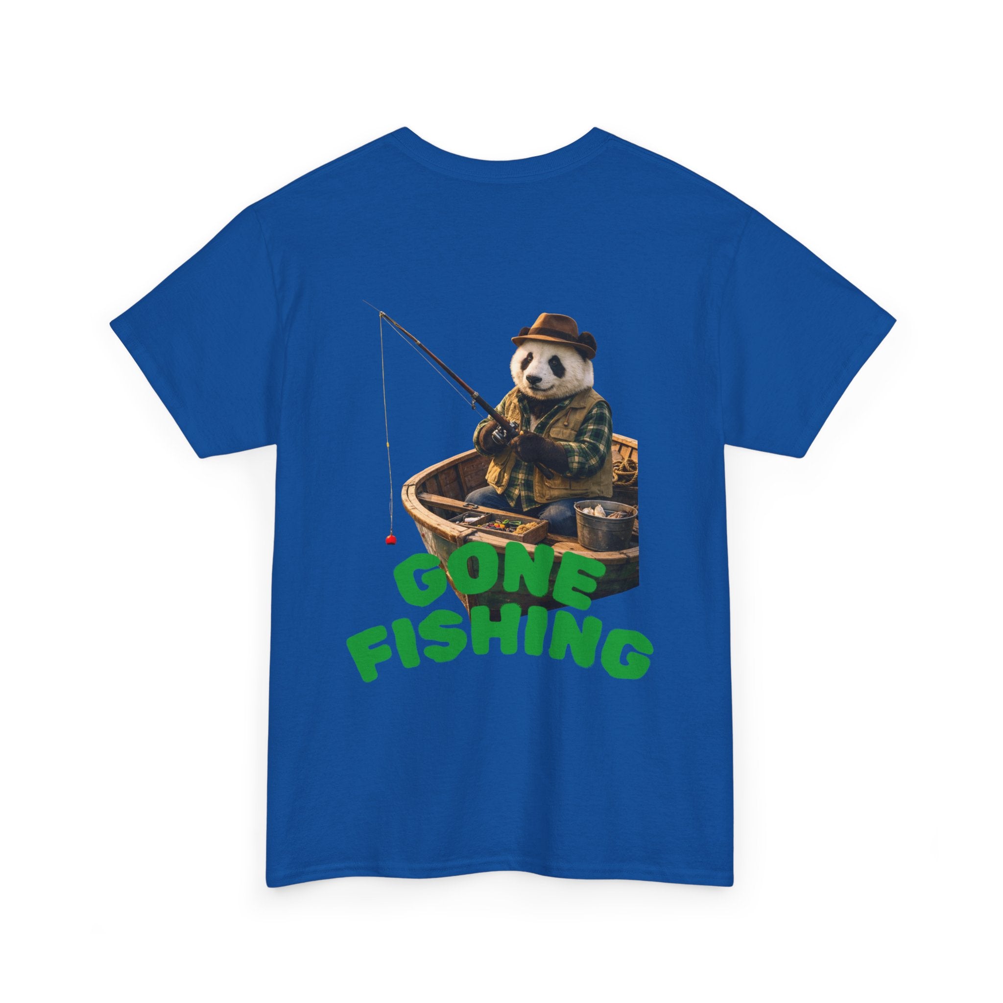 Gone Fishing Panda T-Shirt