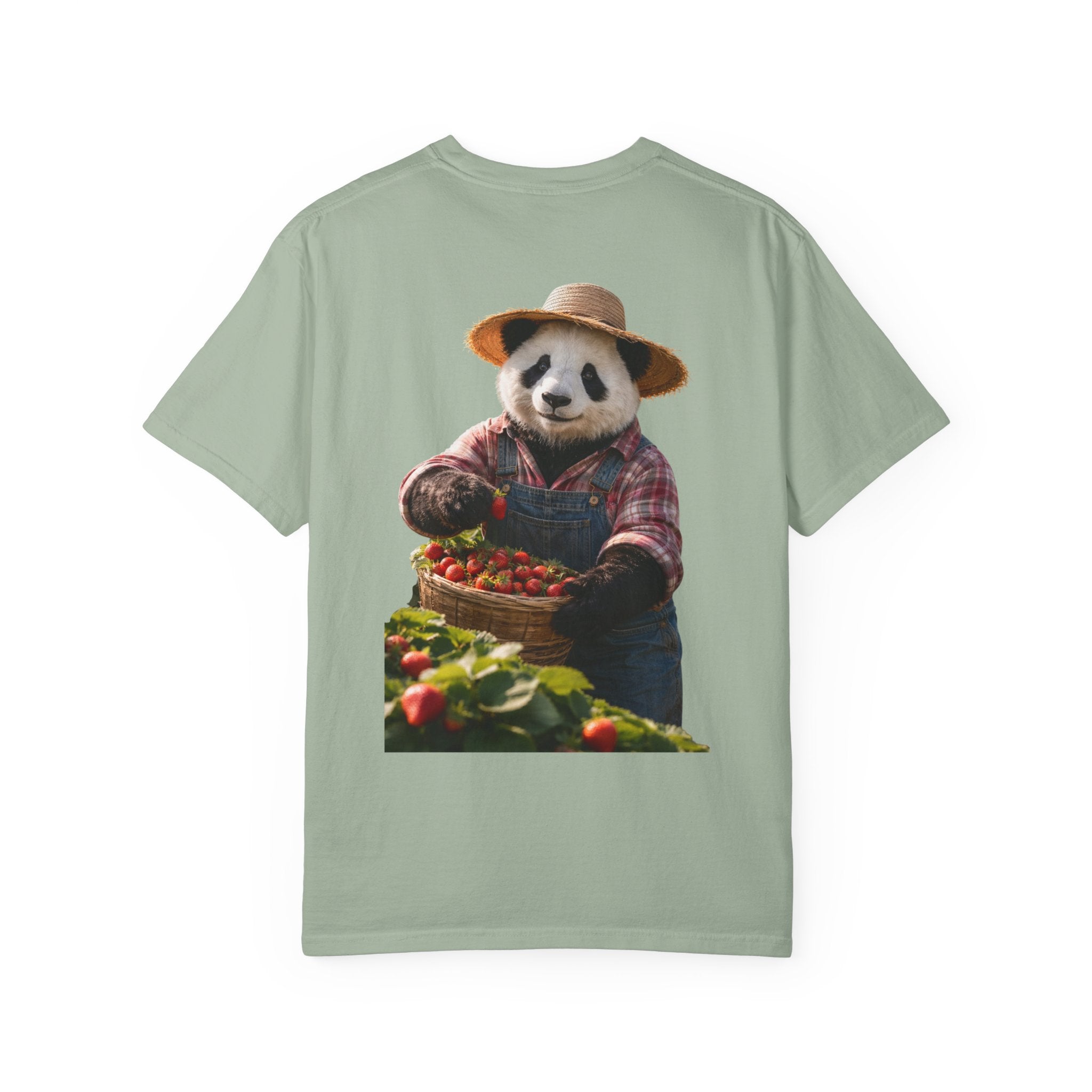 Panda Strawberry Farmer T-Shirt
