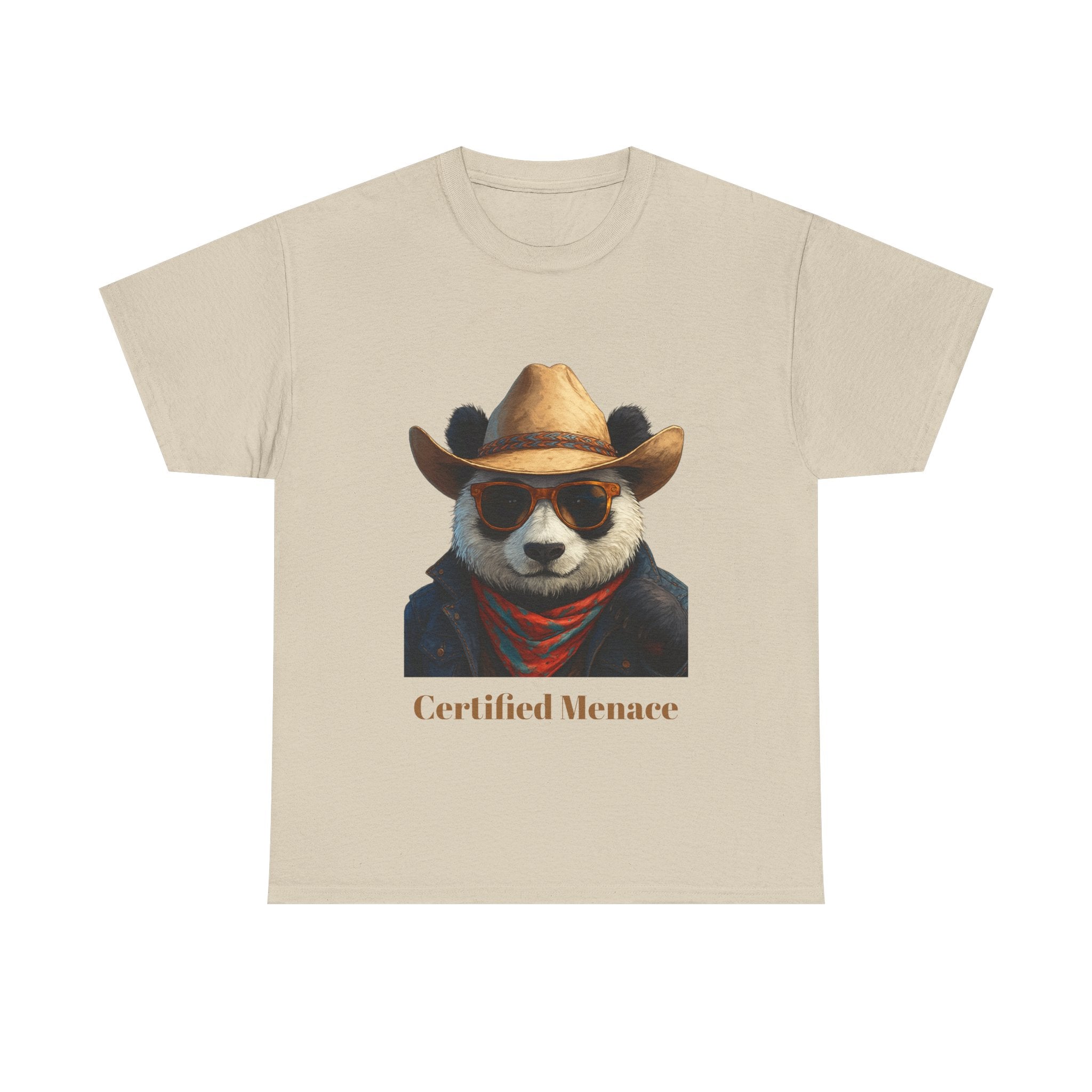 Certified Menace T-Shirt — 'Goon Panda Outfitters' Graphic Tee