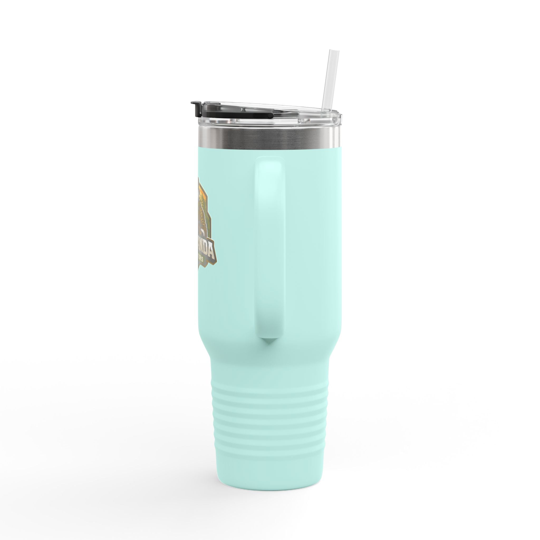40oz Insulated Travel Mug — Adventurer Bear Design
