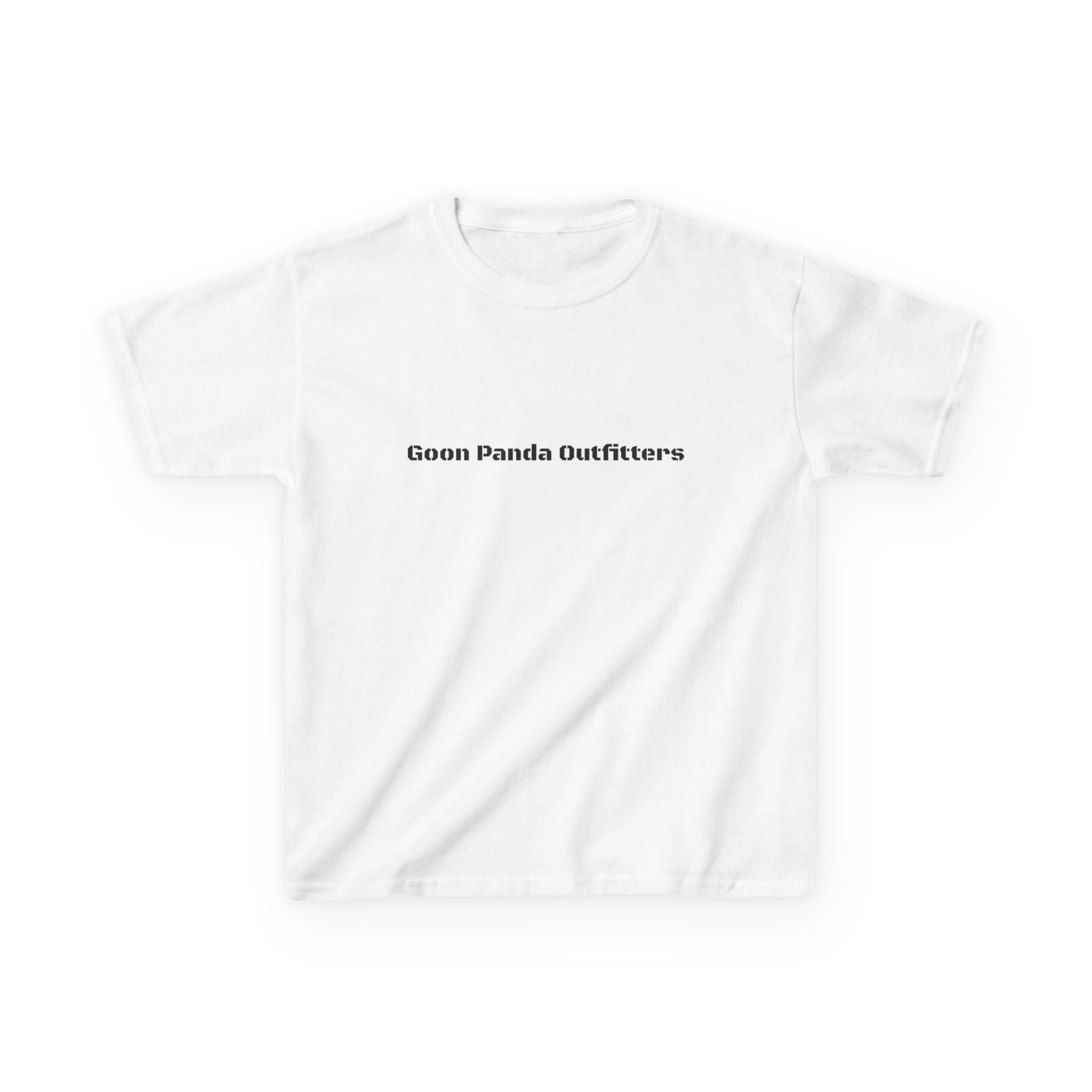 Kids Panda Soccer T‑Shirt — "Goon Panda Outfitters" Graphic Tee