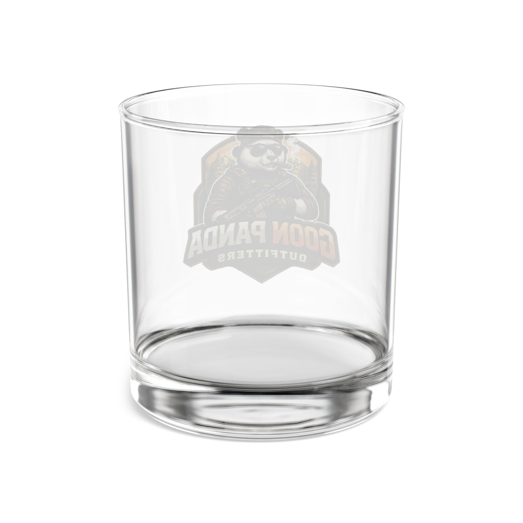 Goon Panda Outfitters 10oz Rocks Glass — Tactical Panda Whiskey Glass