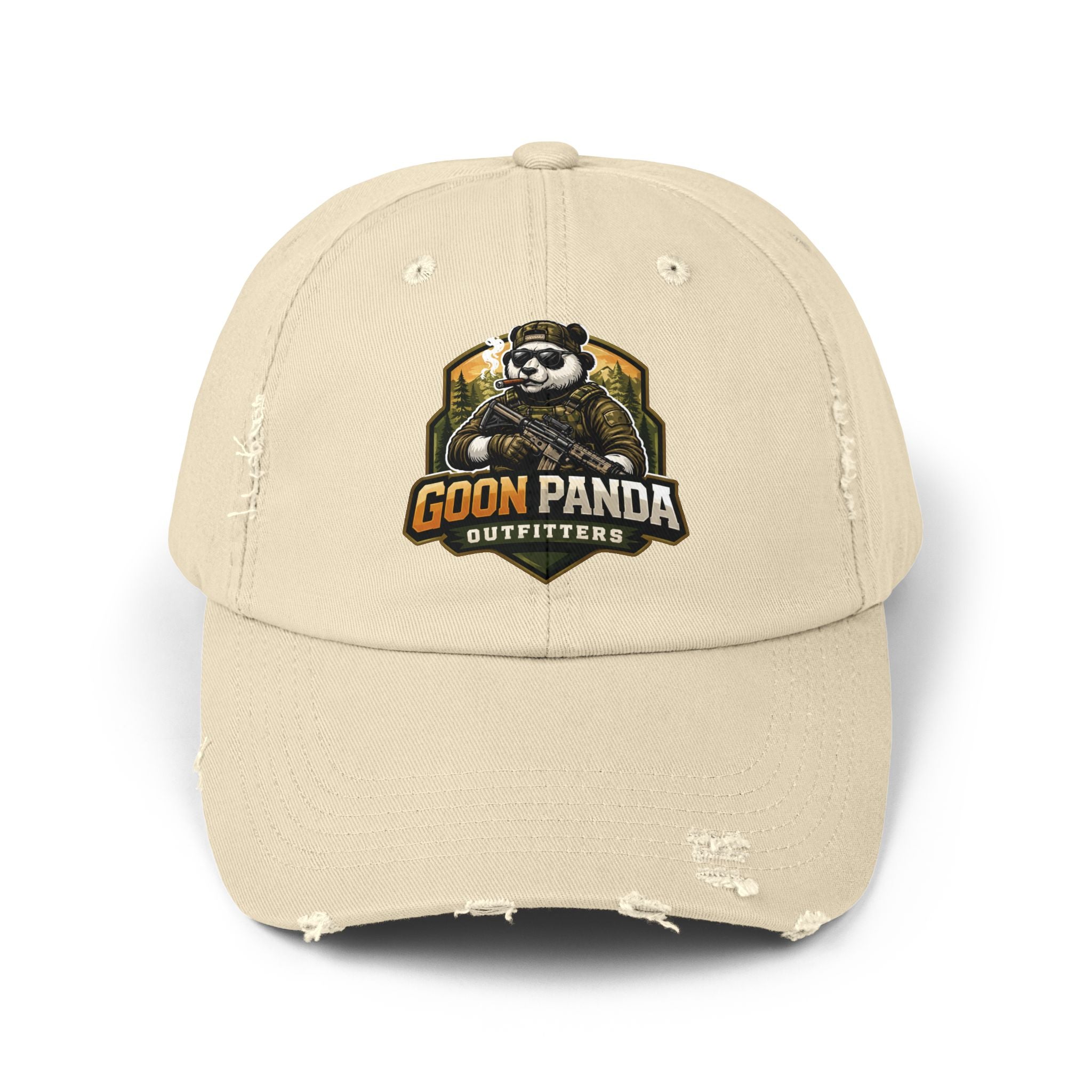 Goon Panda Outfitters Distressed Baseball Cap
