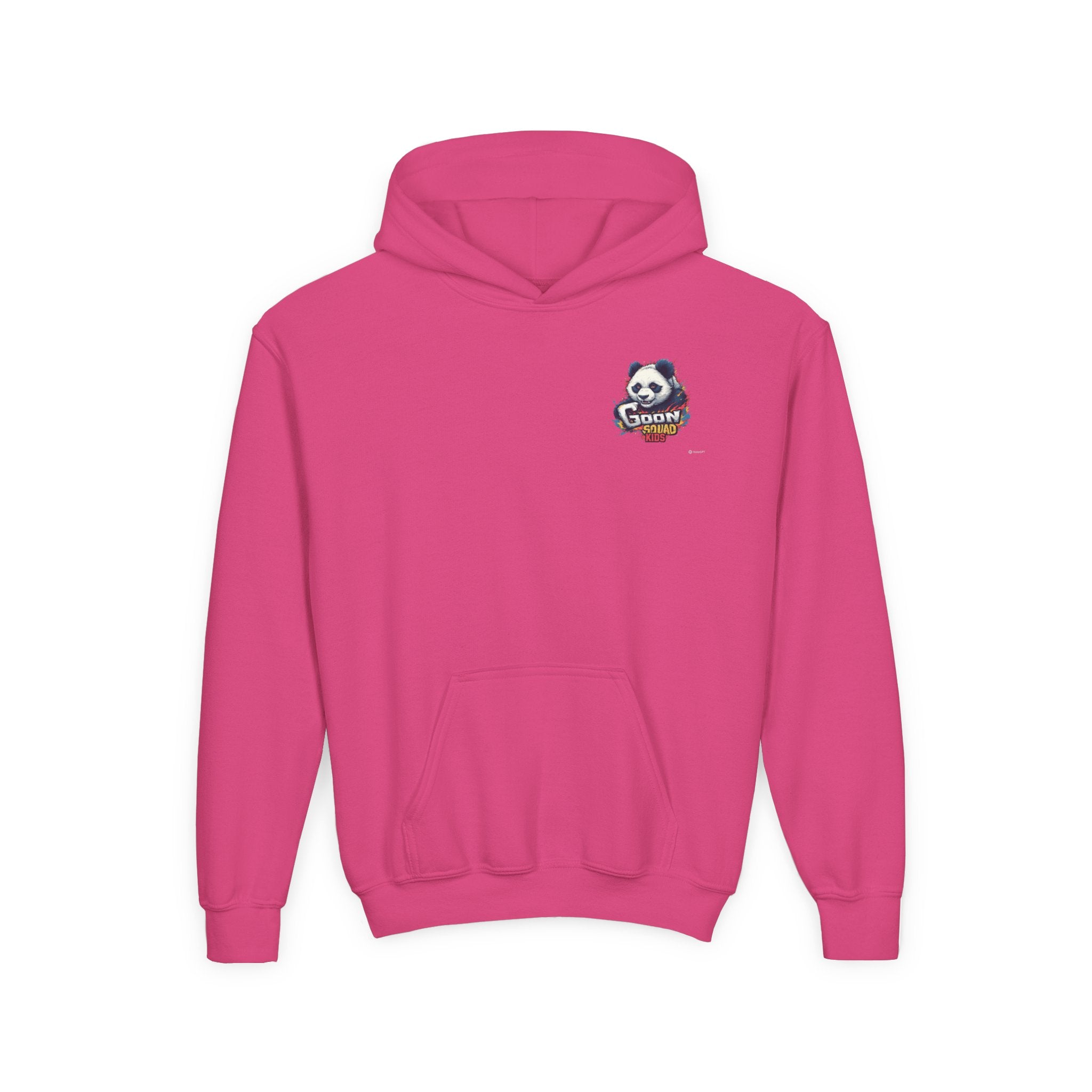 Kids Panda Cowboy Hoodie — “Goon Panda Outfitters” Graphic Youth Sweatshirt