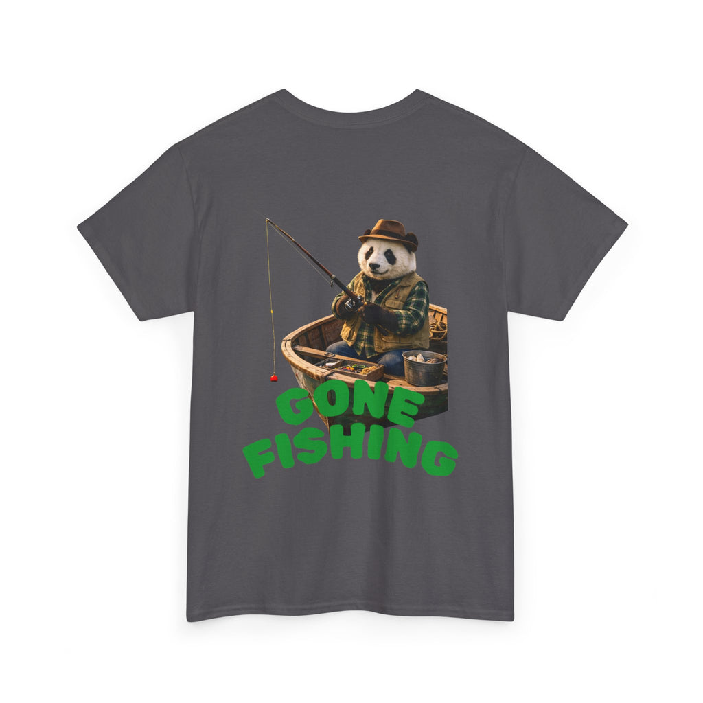 Gone Fishing Panda T-Shirt