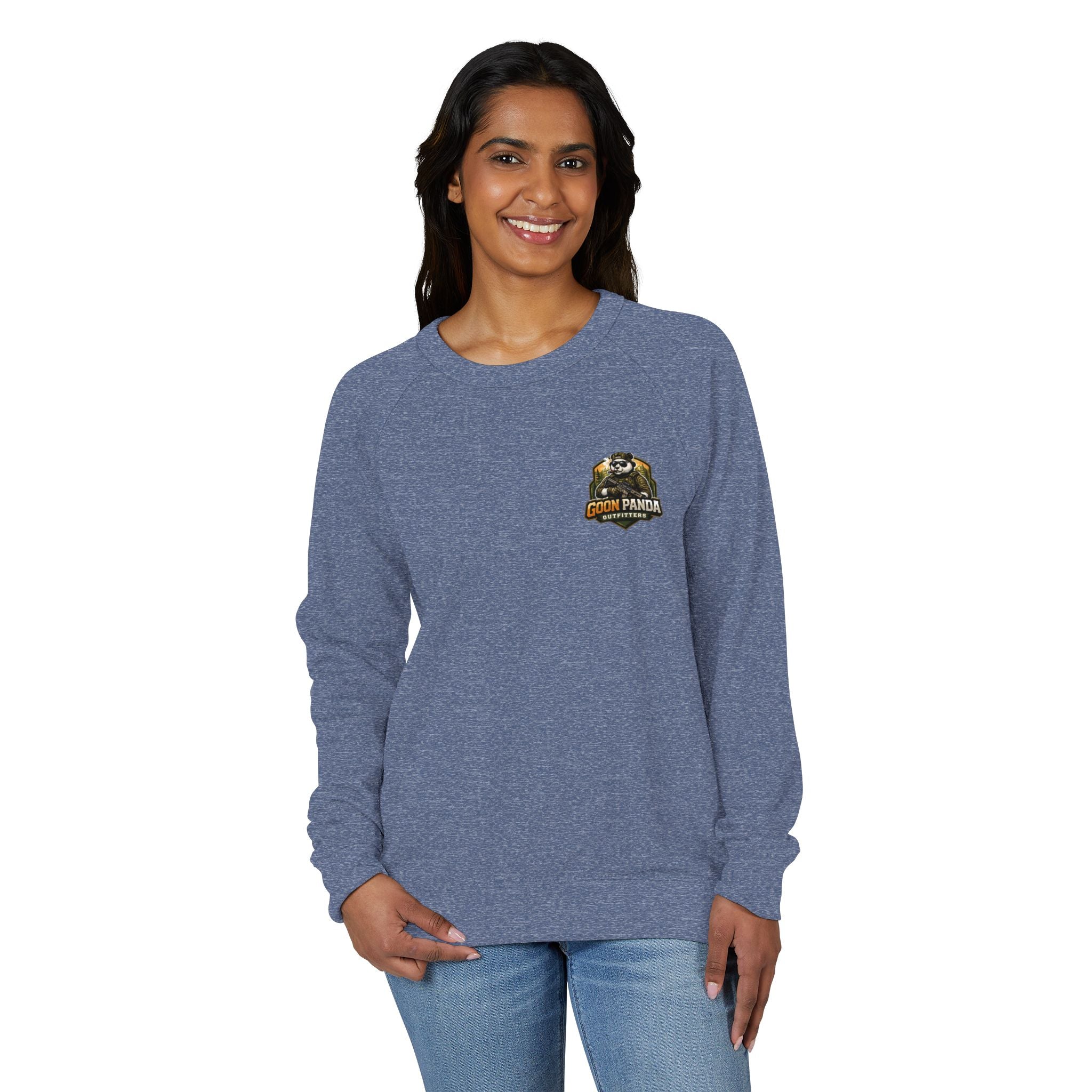 Panda Hooligan Raglan Crewneck Sweatshirt