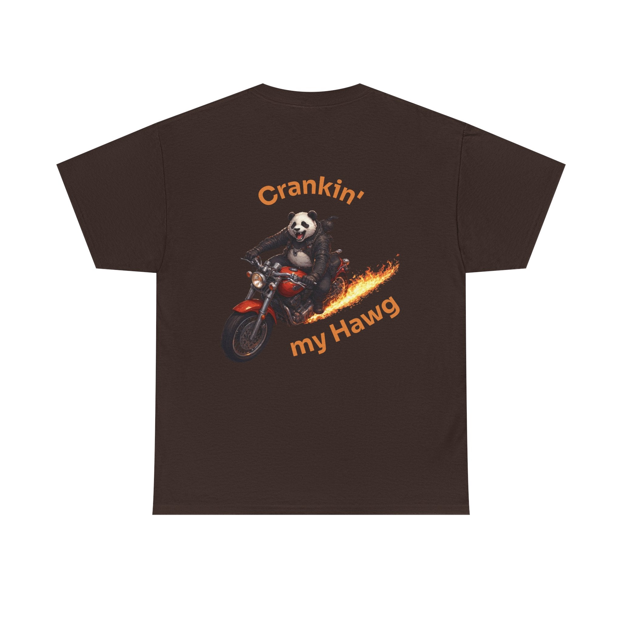 Crankin' My Hawg Panda Motorcycle T‑Shirt