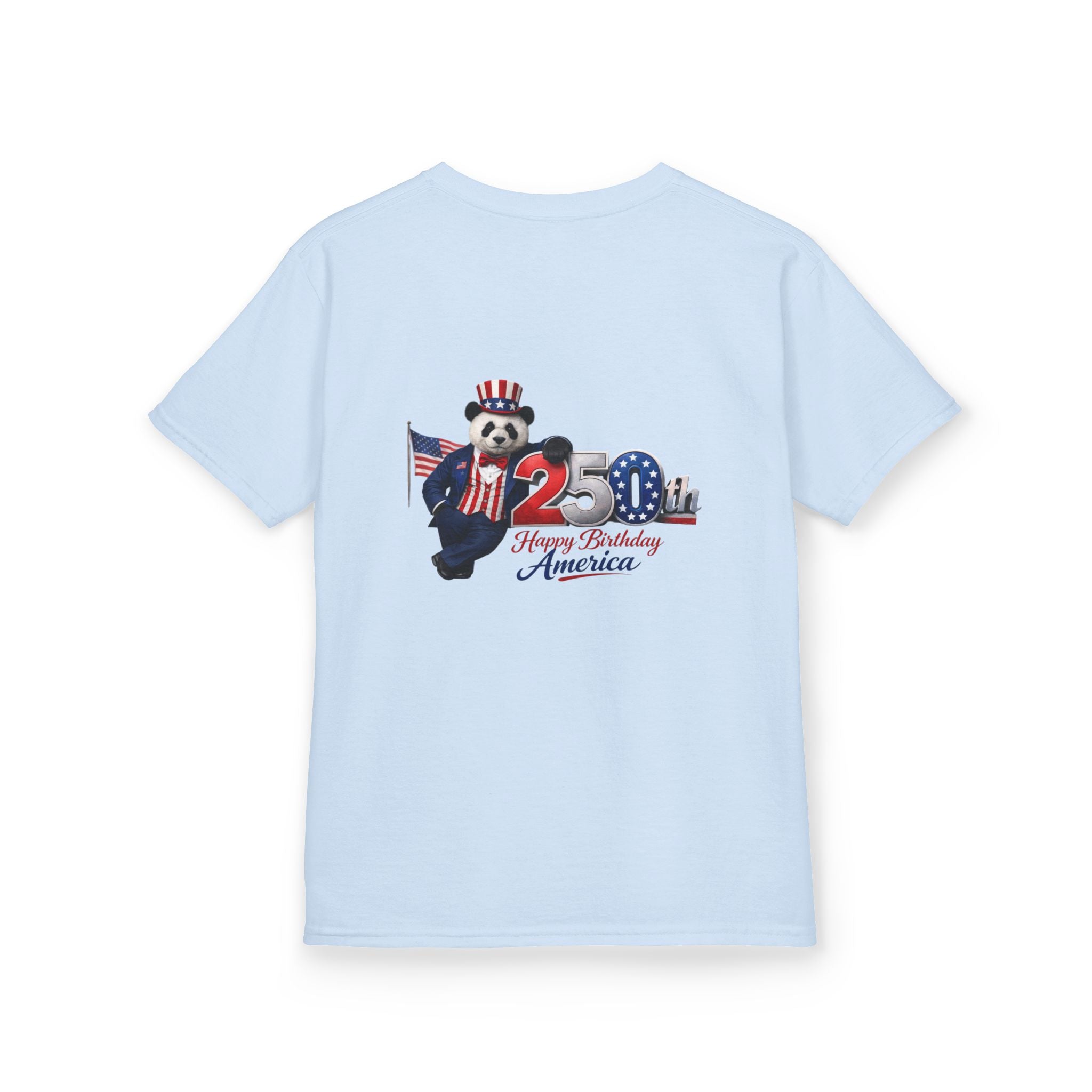 Kids Tee — "Goon Panda Outfitters" 250th Proudly Serving America Patriotic Shirt