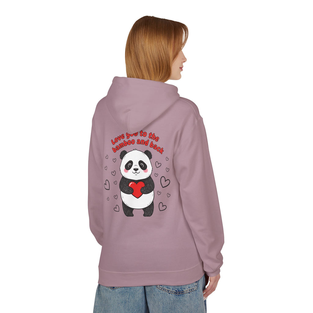 Valentine's Panda 'Love You to the Bamboo and Back' Hoodie