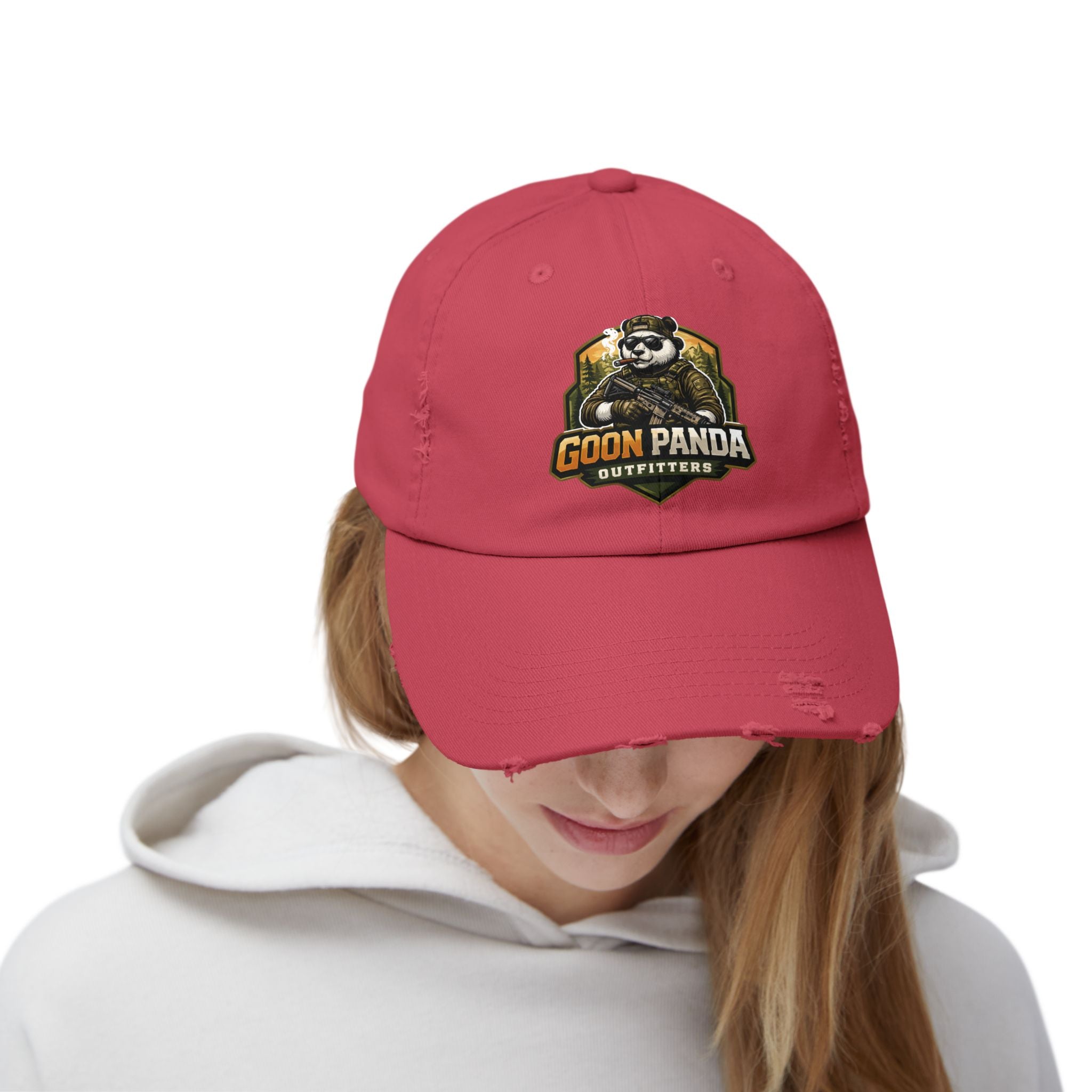 Goon Panda Outfitters Distressed Baseball Cap