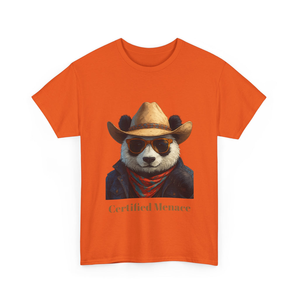 Certified Menace T-Shirt — 'Goon Panda Outfitters' Graphic Tee