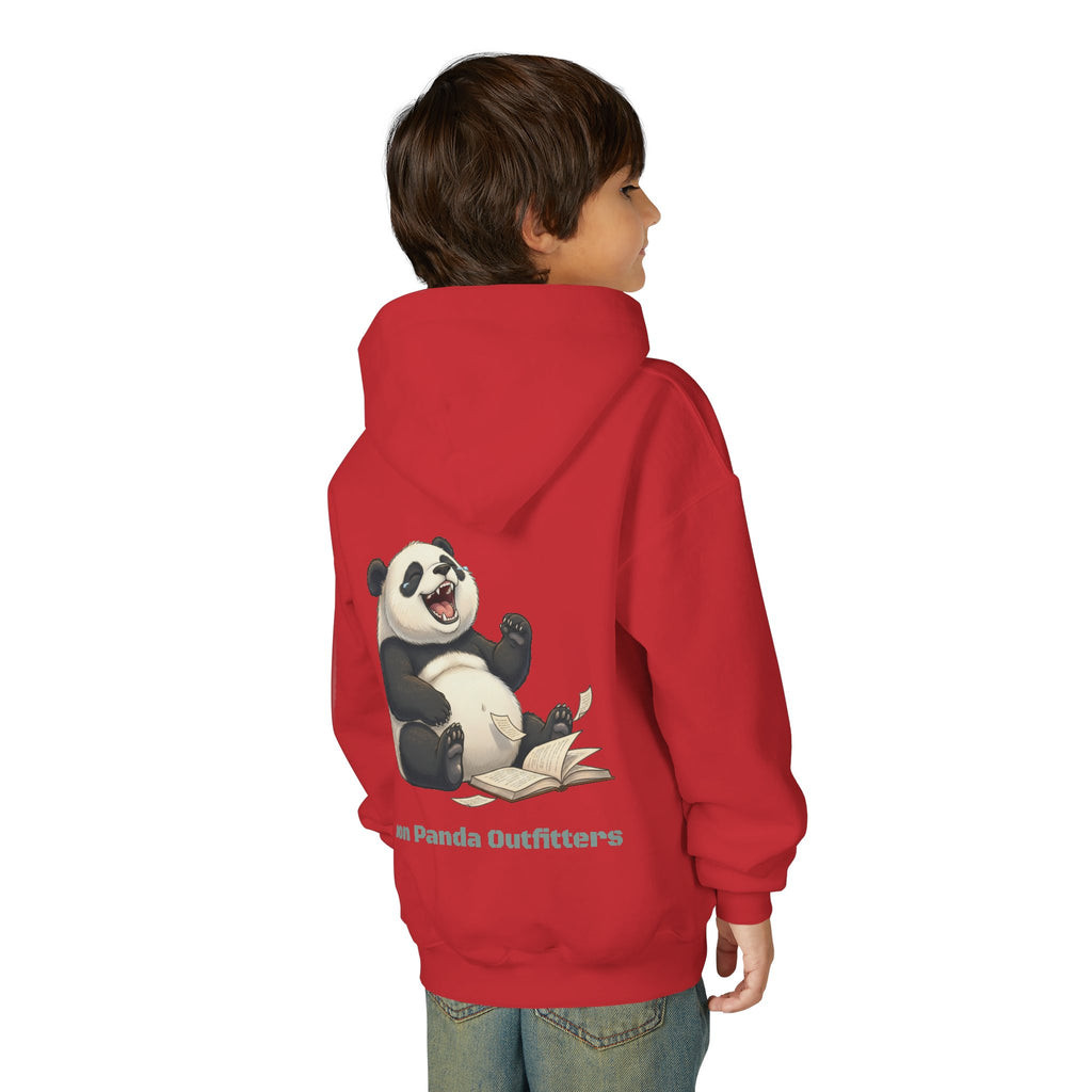 Panda Reading Youth Hoodie