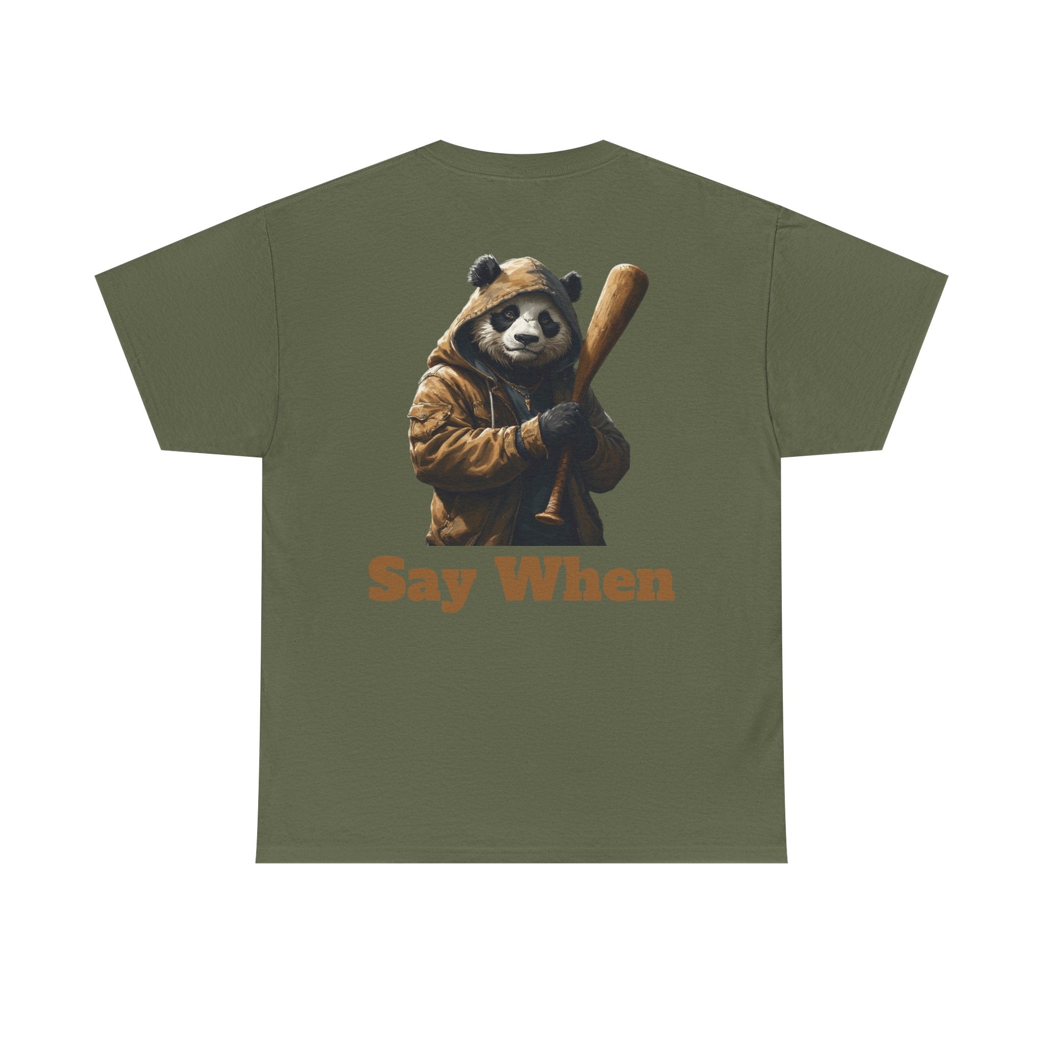 Say When Panda Tee Graphic T-Shirt