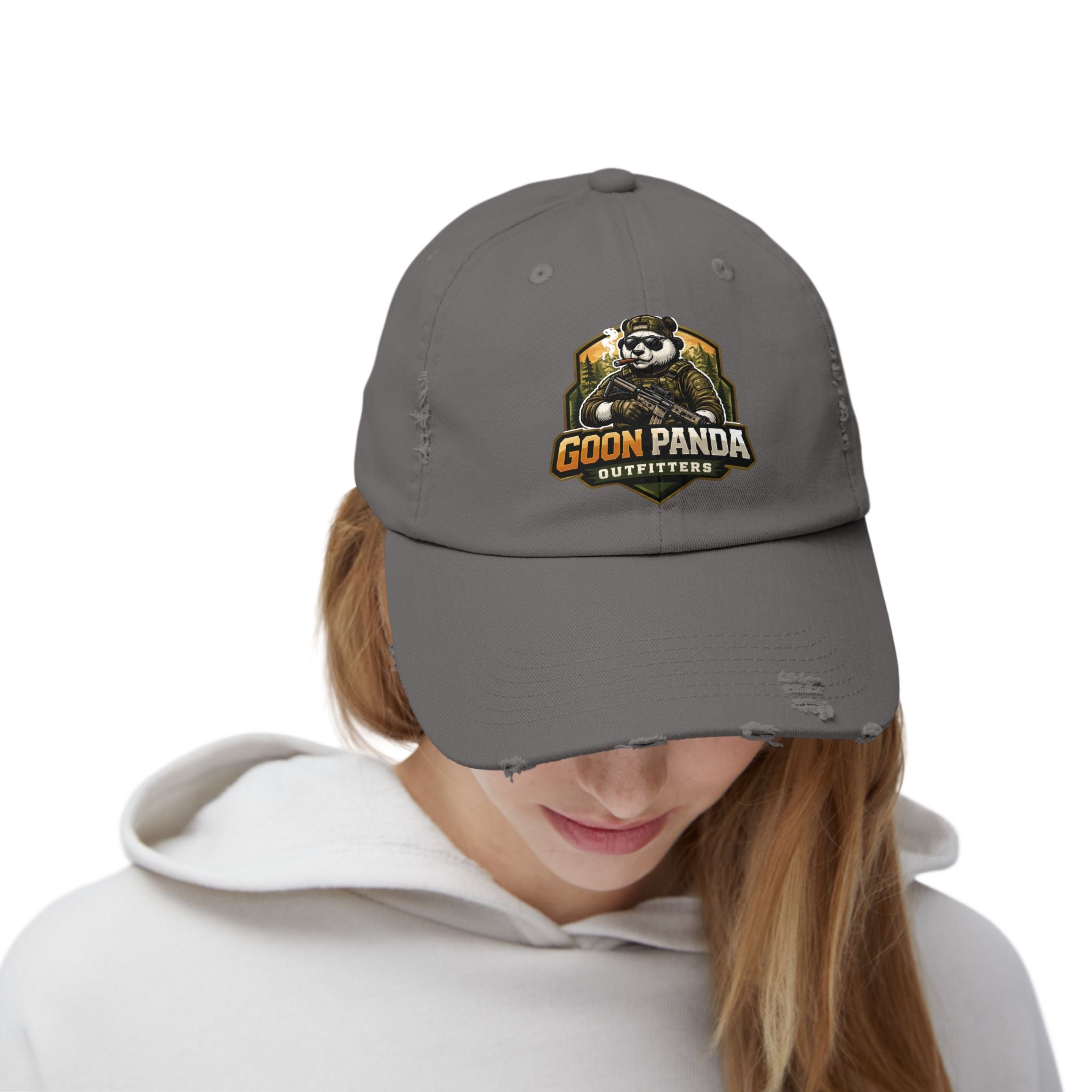 Goon Panda Outfitters Distressed Baseball Cap