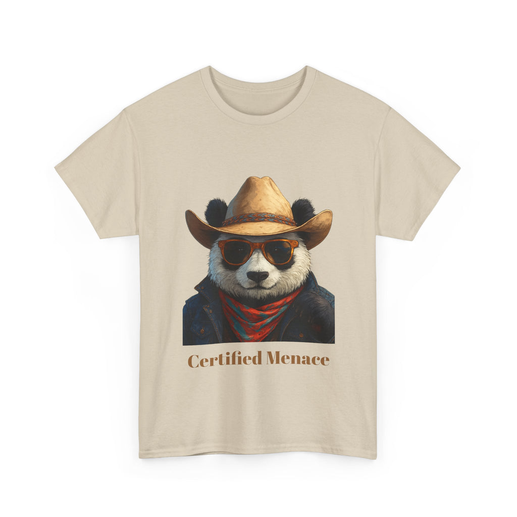 Certified Menace T-Shirt — 'Goon Panda Outfitters' Graphic Tee