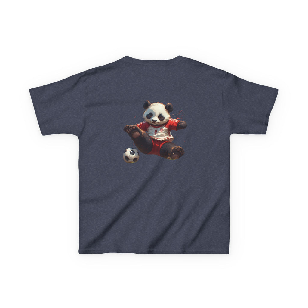 Kids Panda Soccer T‑Shirt — "Goon Panda Outfitters" Graphic Tee