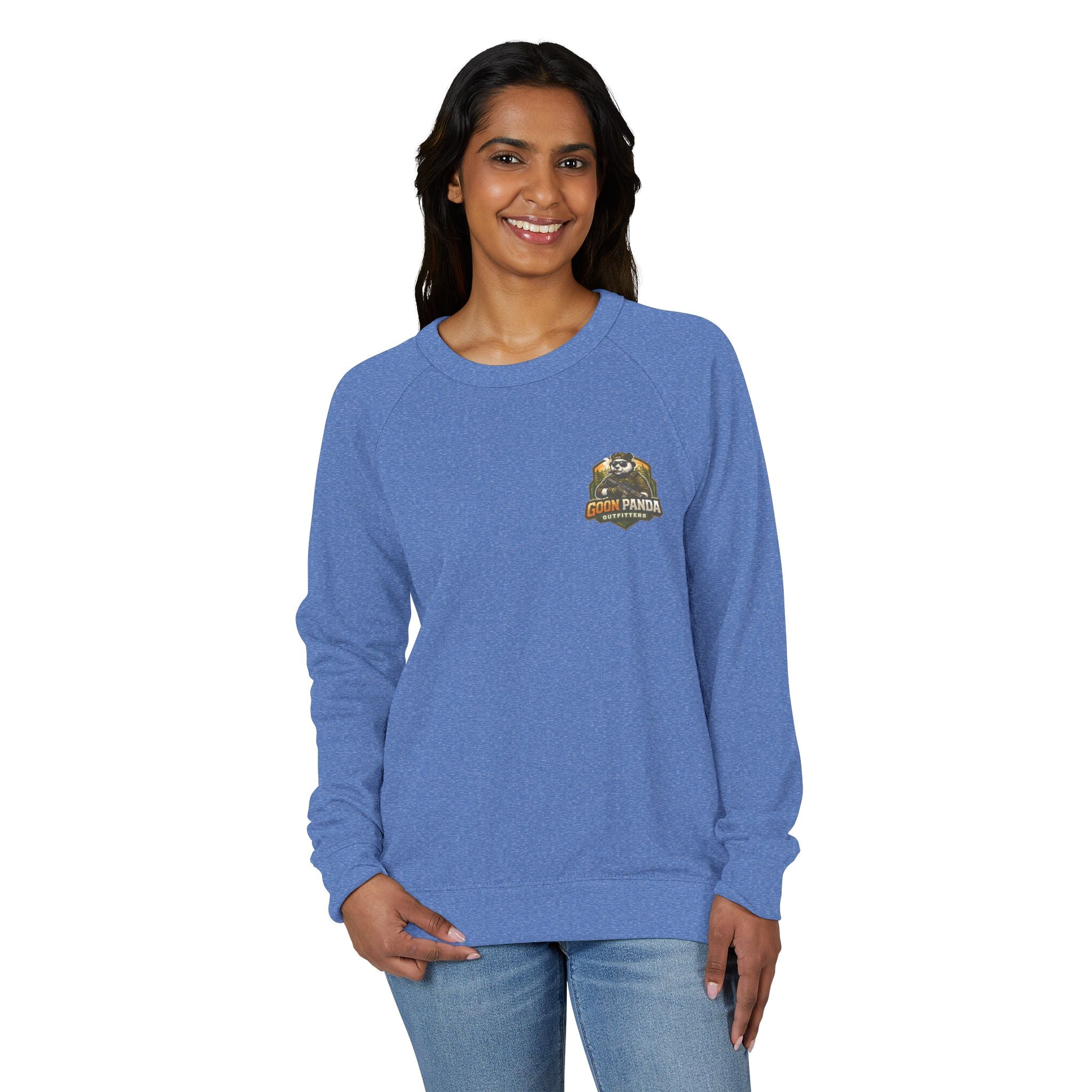 Panda Hooligan Raglan Crewneck Sweatshirt