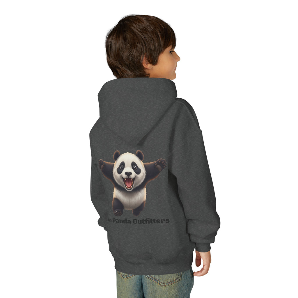 Youth Panda Hoodie - "Goon Squad" Cute Panda Graphic Kids Sweatshirt