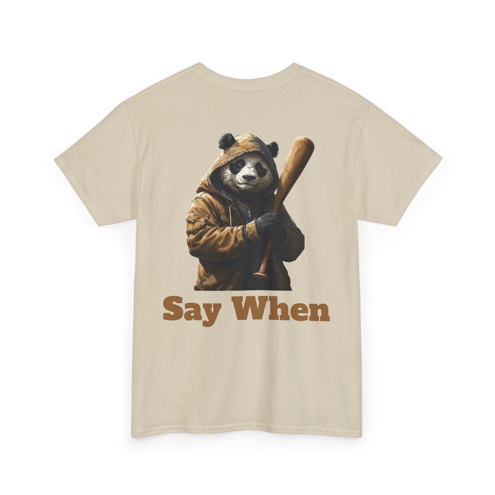 Say When Panda Tee Graphic T-Shirt