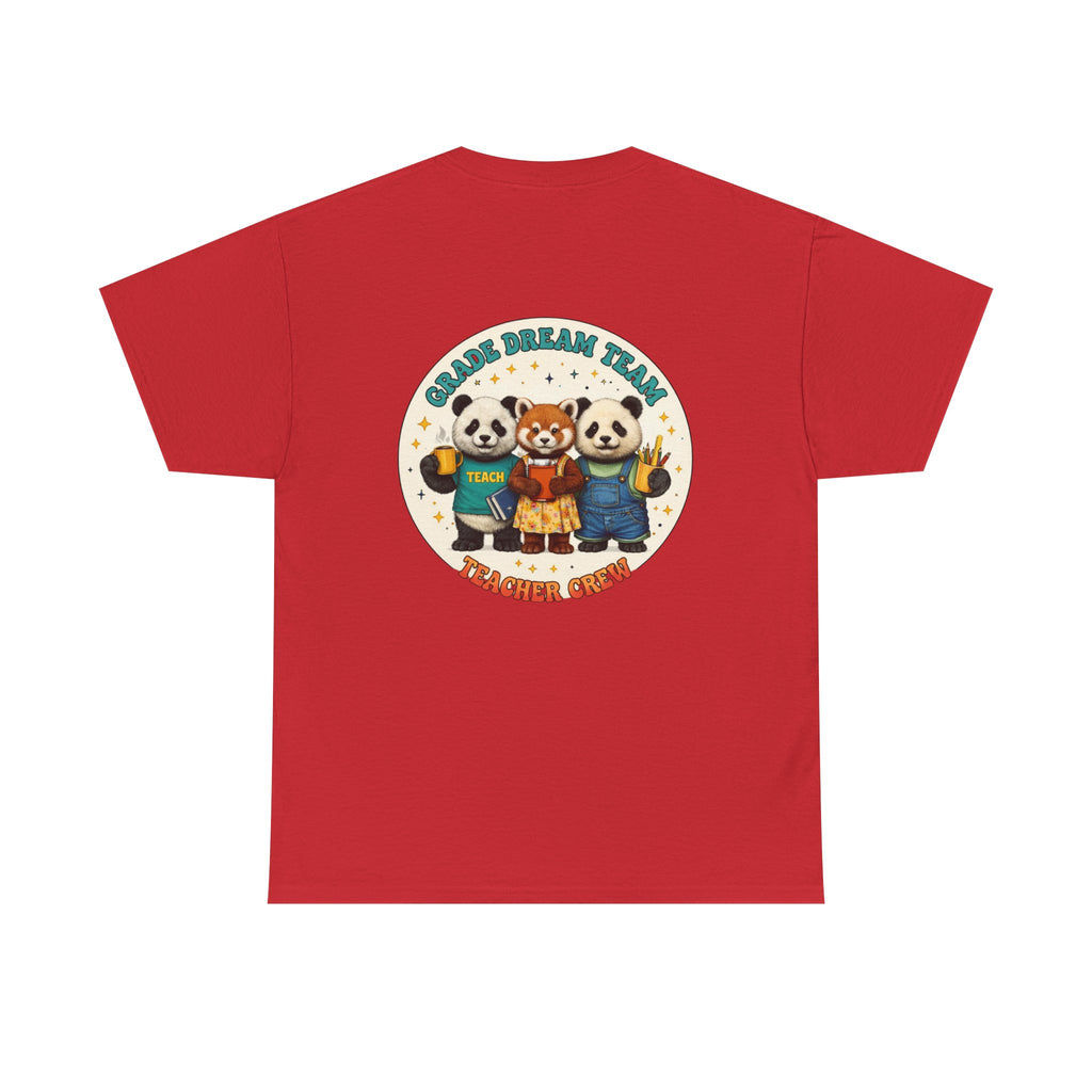 Panda Teacher Dream Team Tee