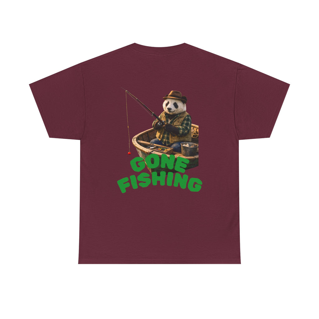 Gone Fishing Panda T-Shirt