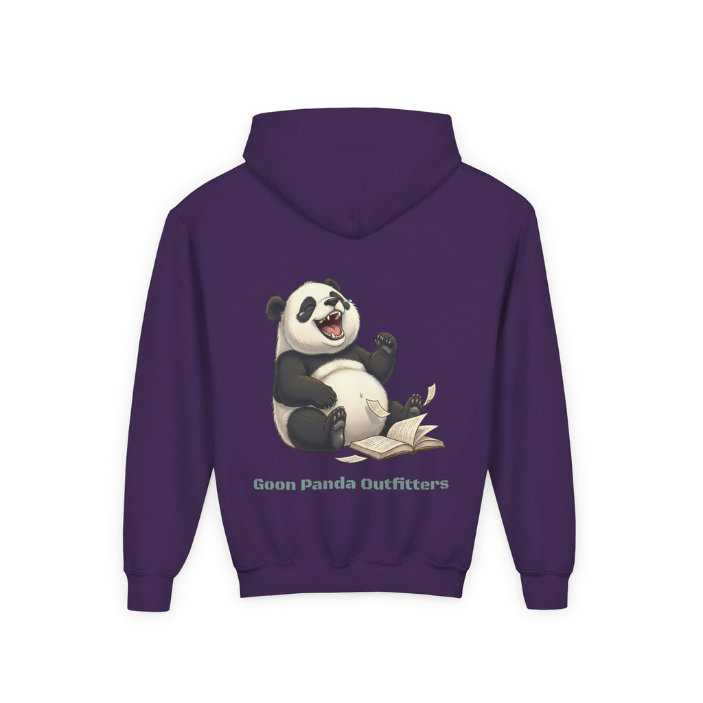 Panda Reading Youth Hoodie