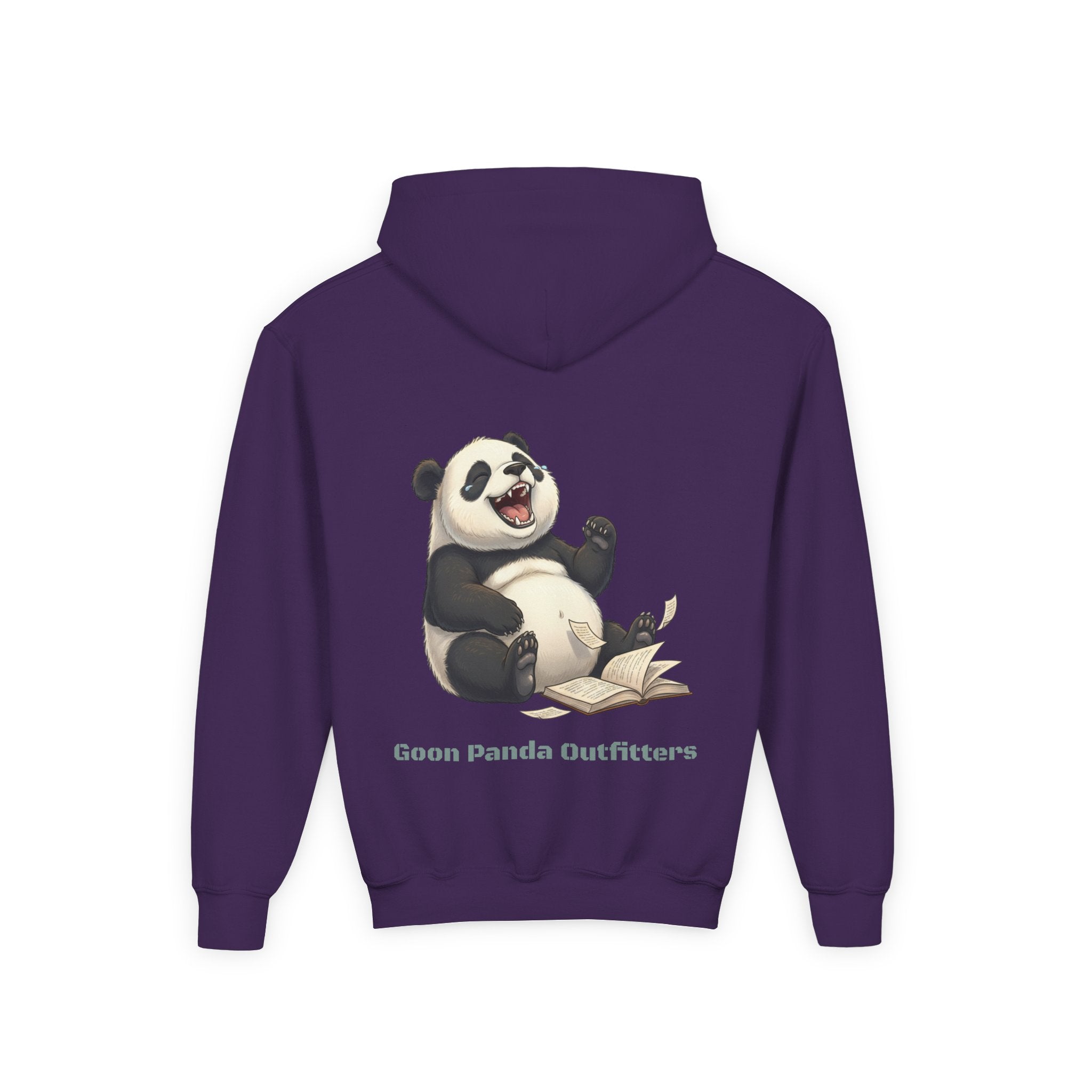 Panda Reading Youth Hoodie