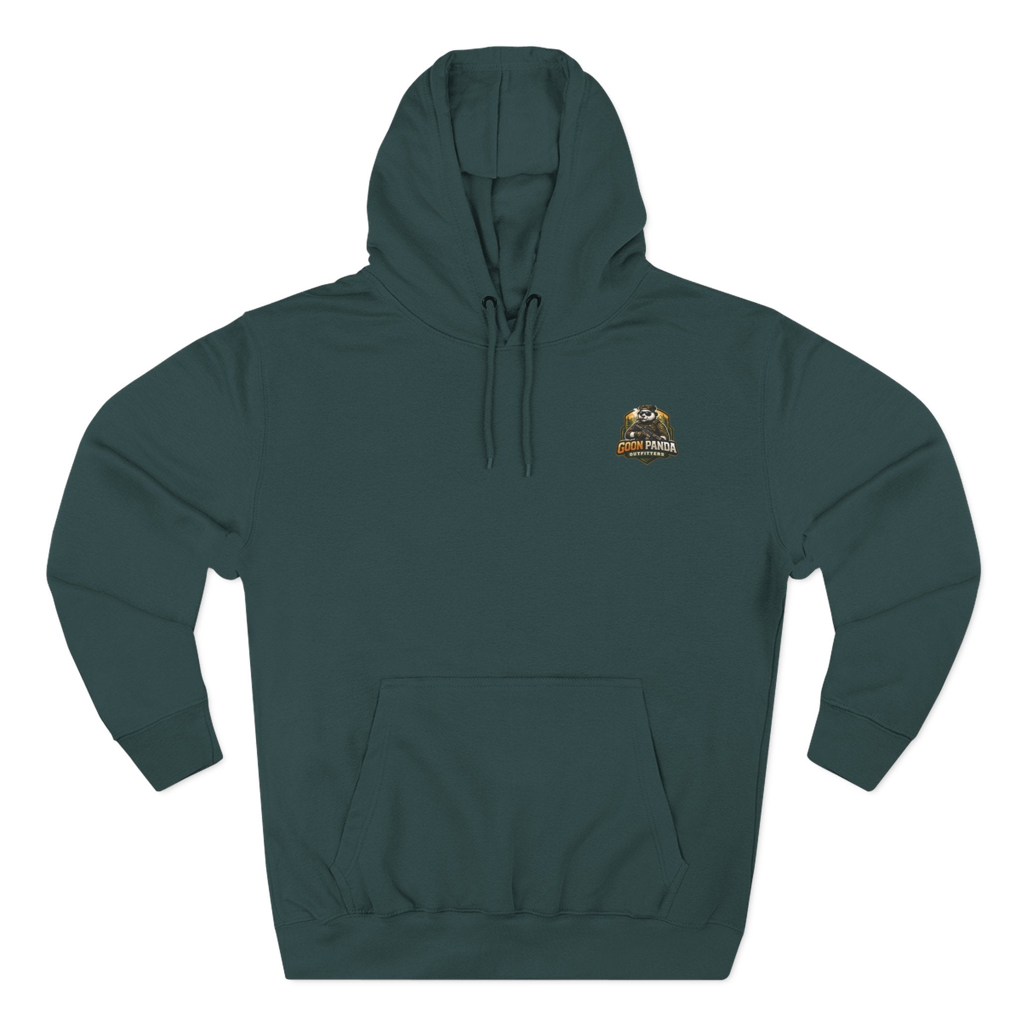 Drunk-ish Panda Hoodie — Funny Beer Lumberjack Animal Graphic Fleece Hoodie