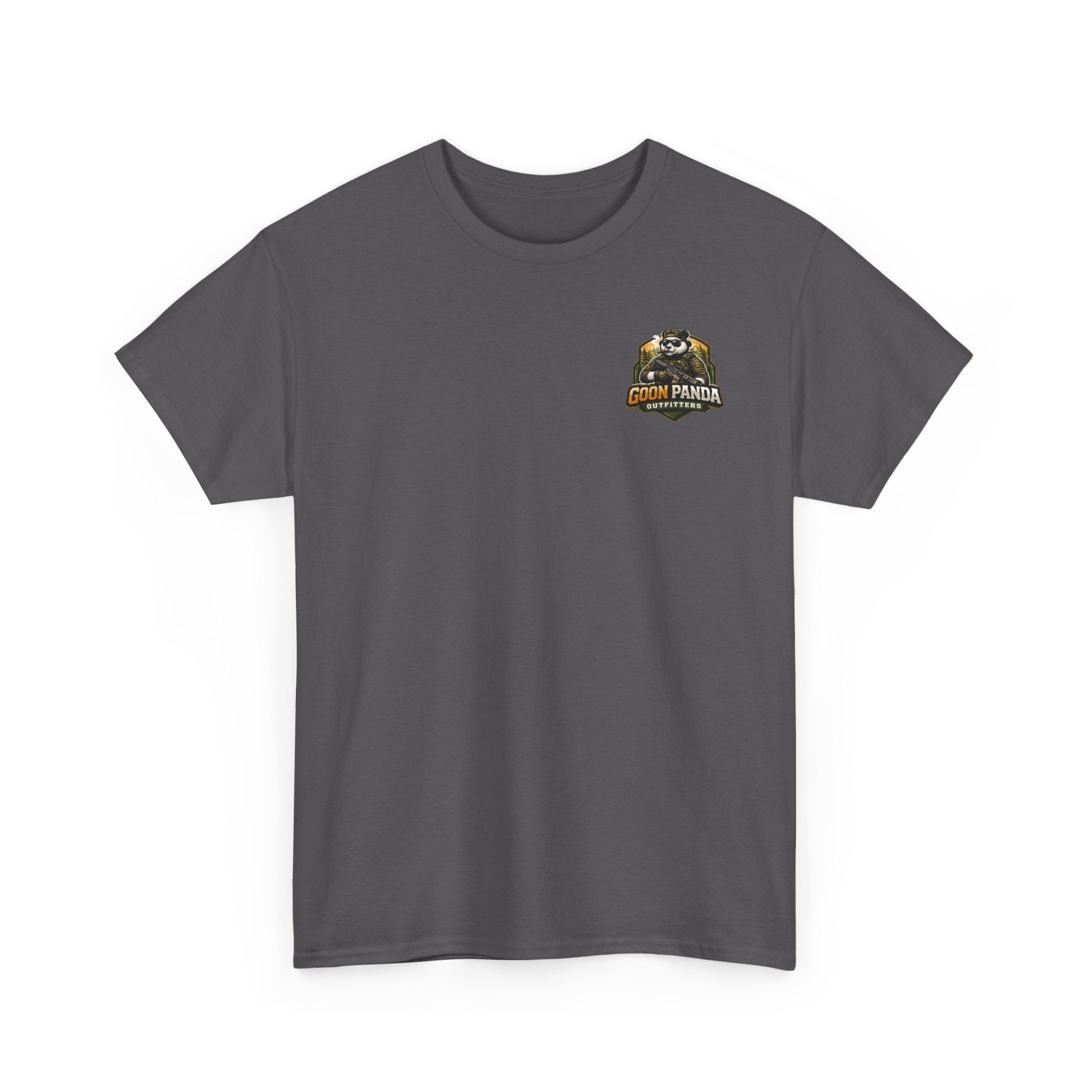 Crankin' My Hawg T-Shirt — Panda Biker Graphic Tee