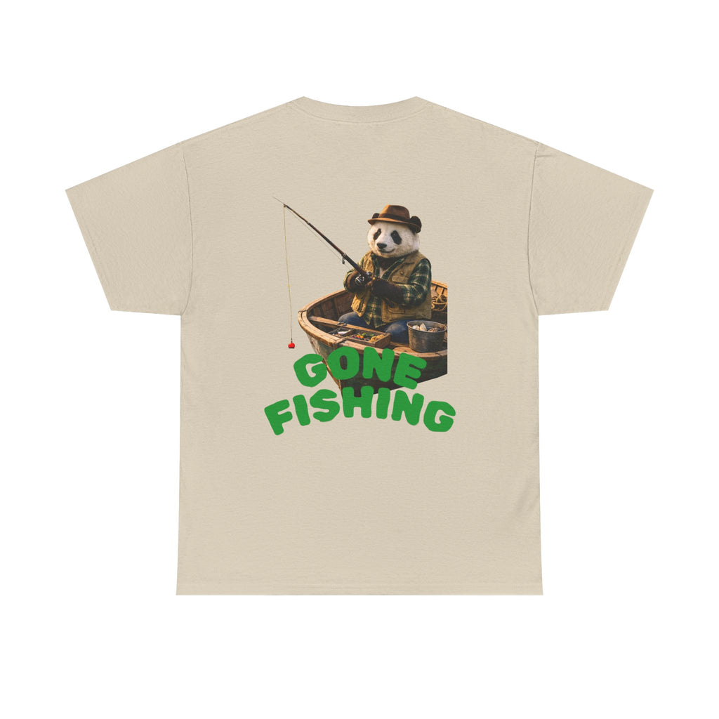 Gone Fishing Panda T-Shirt