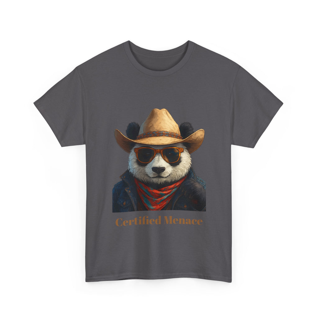 Certified Menace T-Shirt — 'Goon Panda Outfitters' Graphic Tee