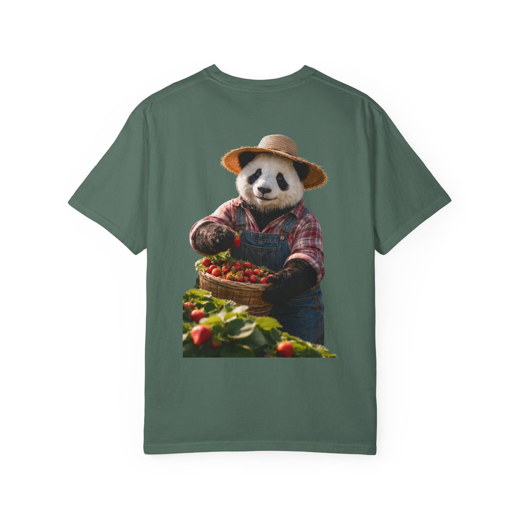 Panda Strawberry Farmer T-Shirt