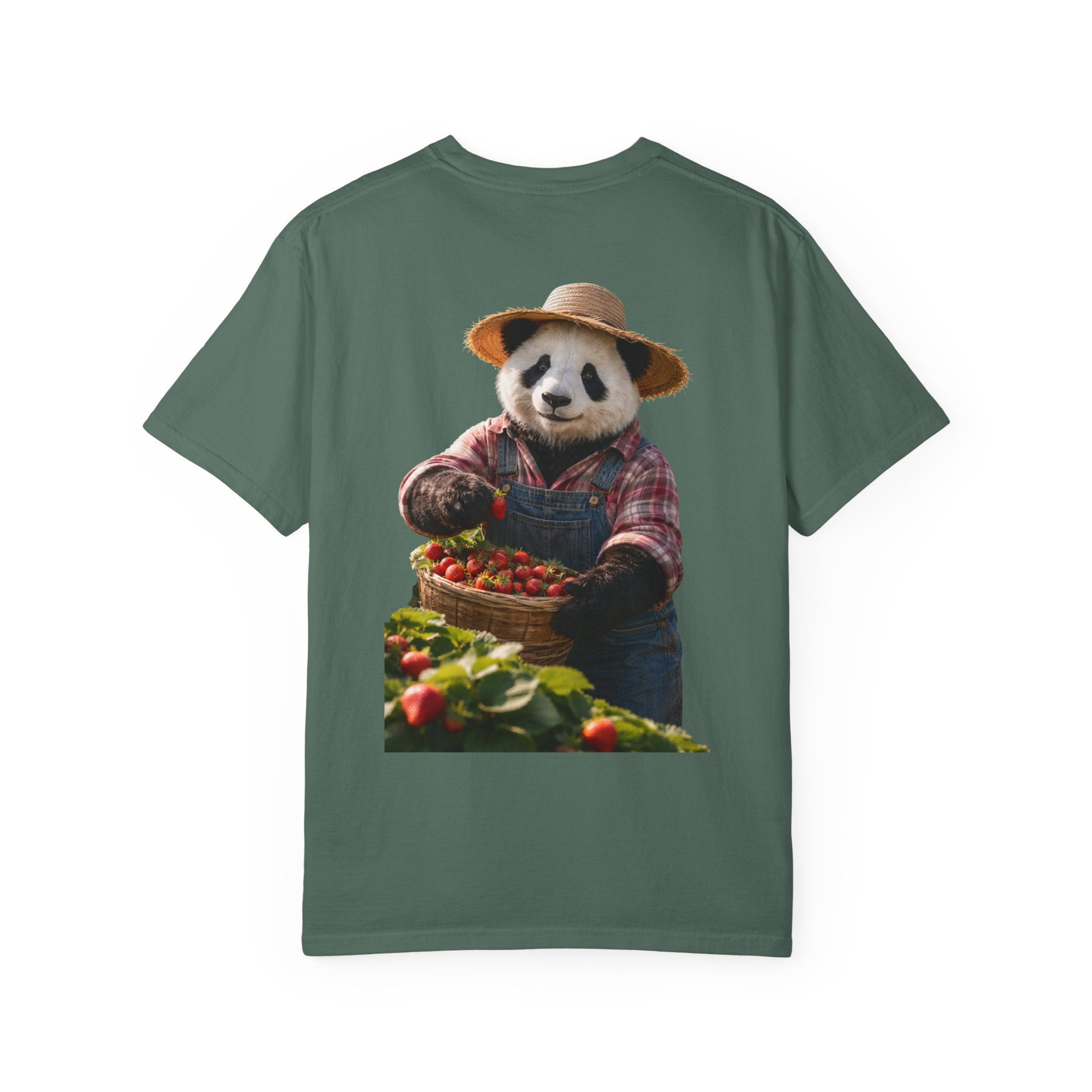 Panda Strawberry Farmer T-Shirt