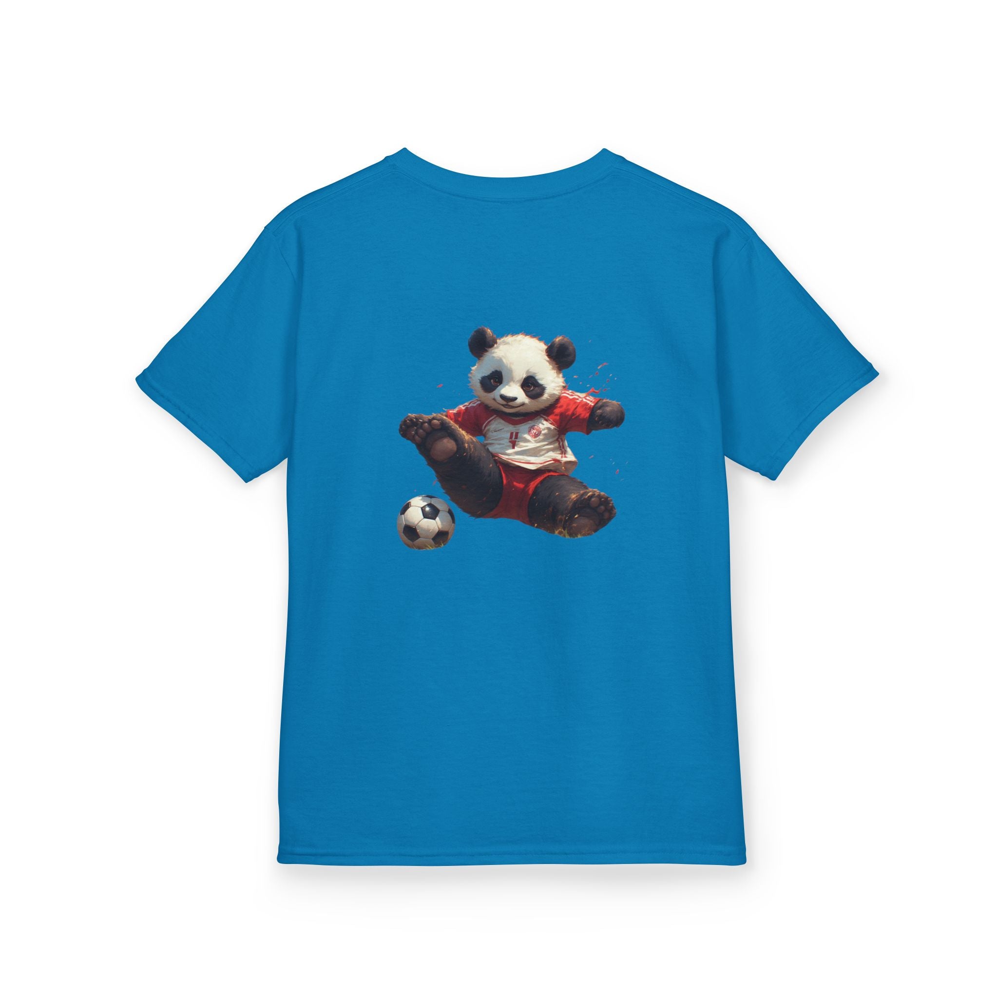 Kids Panda Soccer T‑Shirt — "Goon Panda Outfitters" Graphic Tee