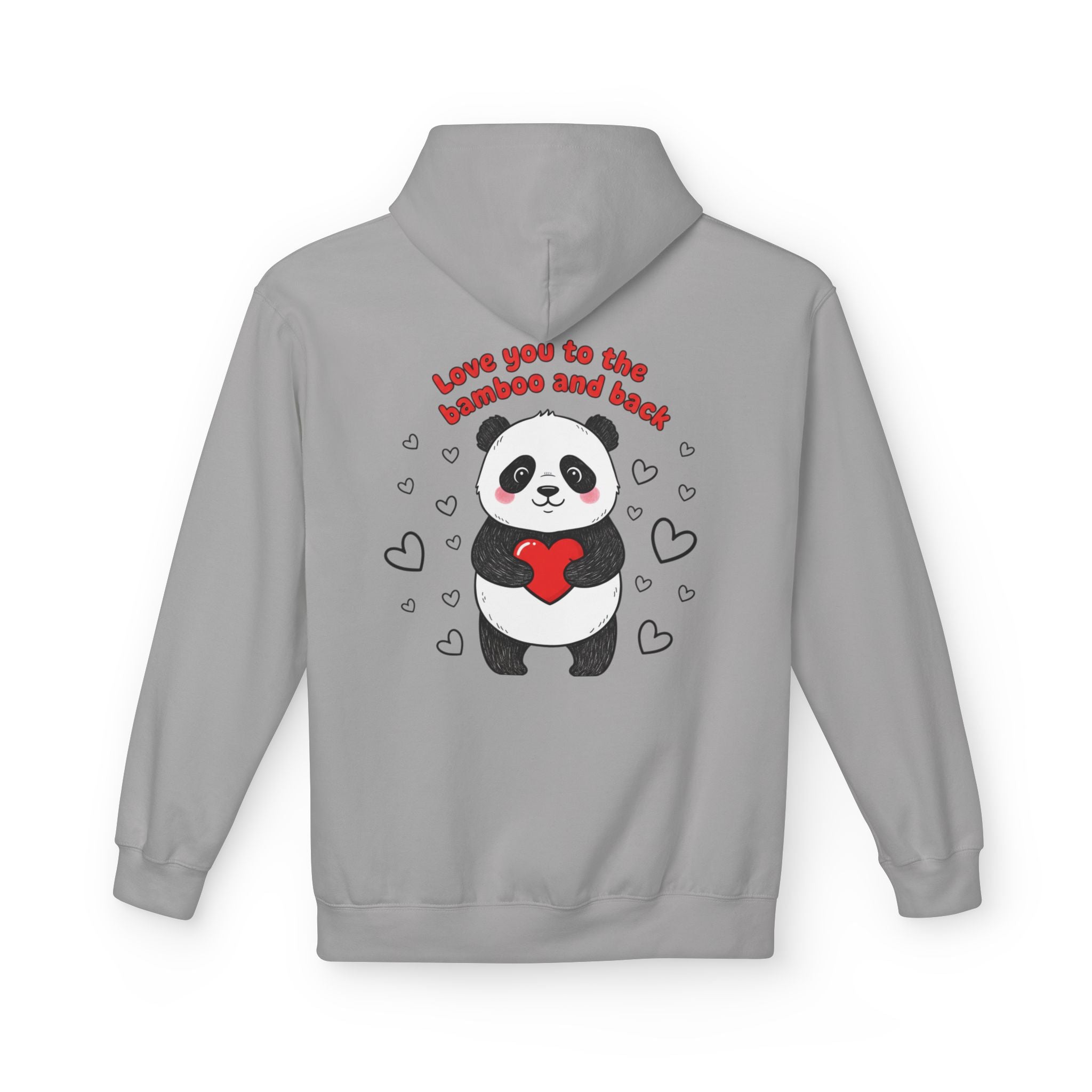 Valentine's Panda 'Love You to the Bamboo and Back' Hoodie