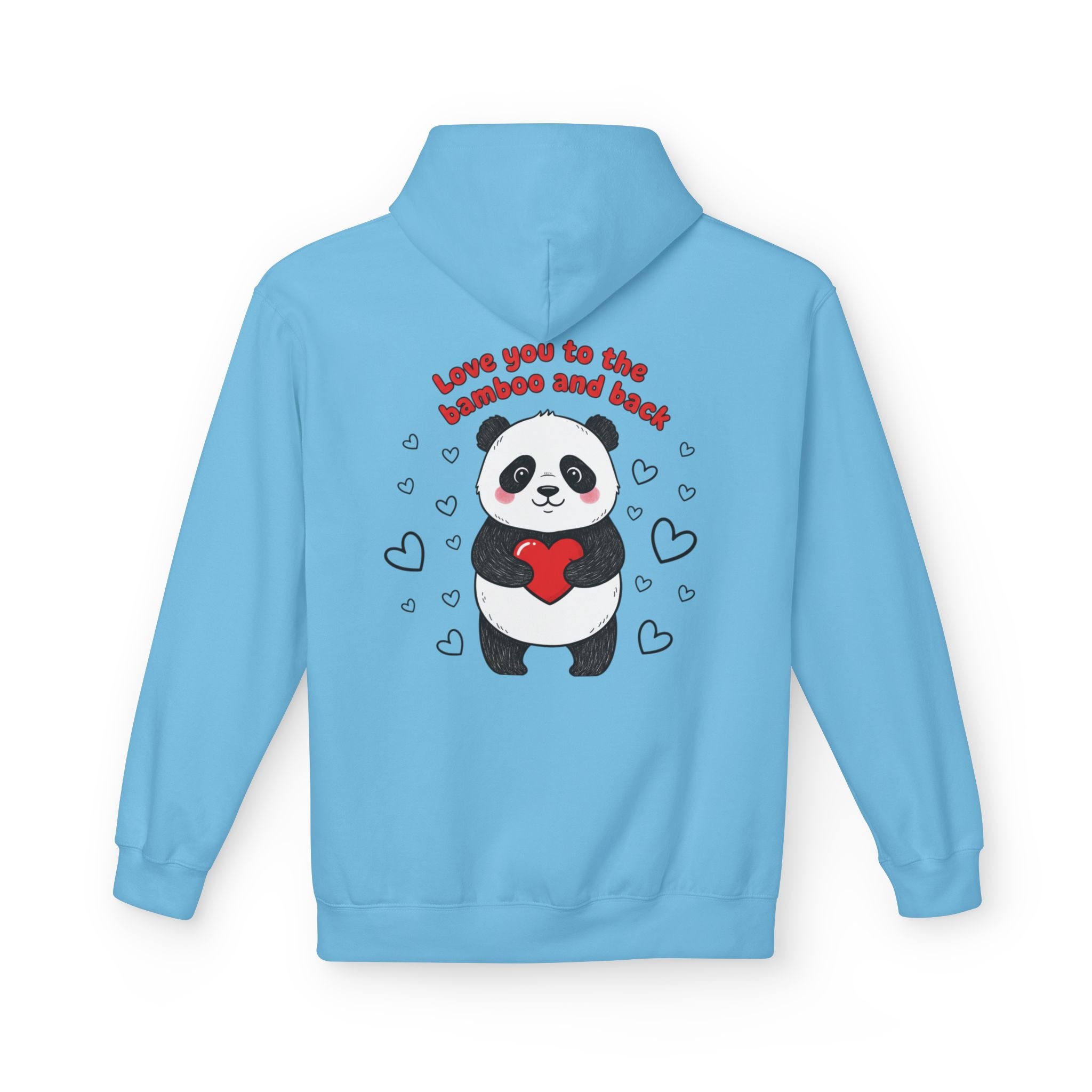 Valentine's Panda 'Love You to the Bamboo and Back' Hoodie