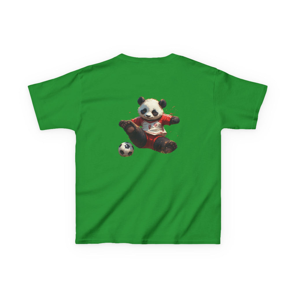Kids Panda Soccer T‑Shirt — "Goon Panda Outfitters" Graphic Tee
