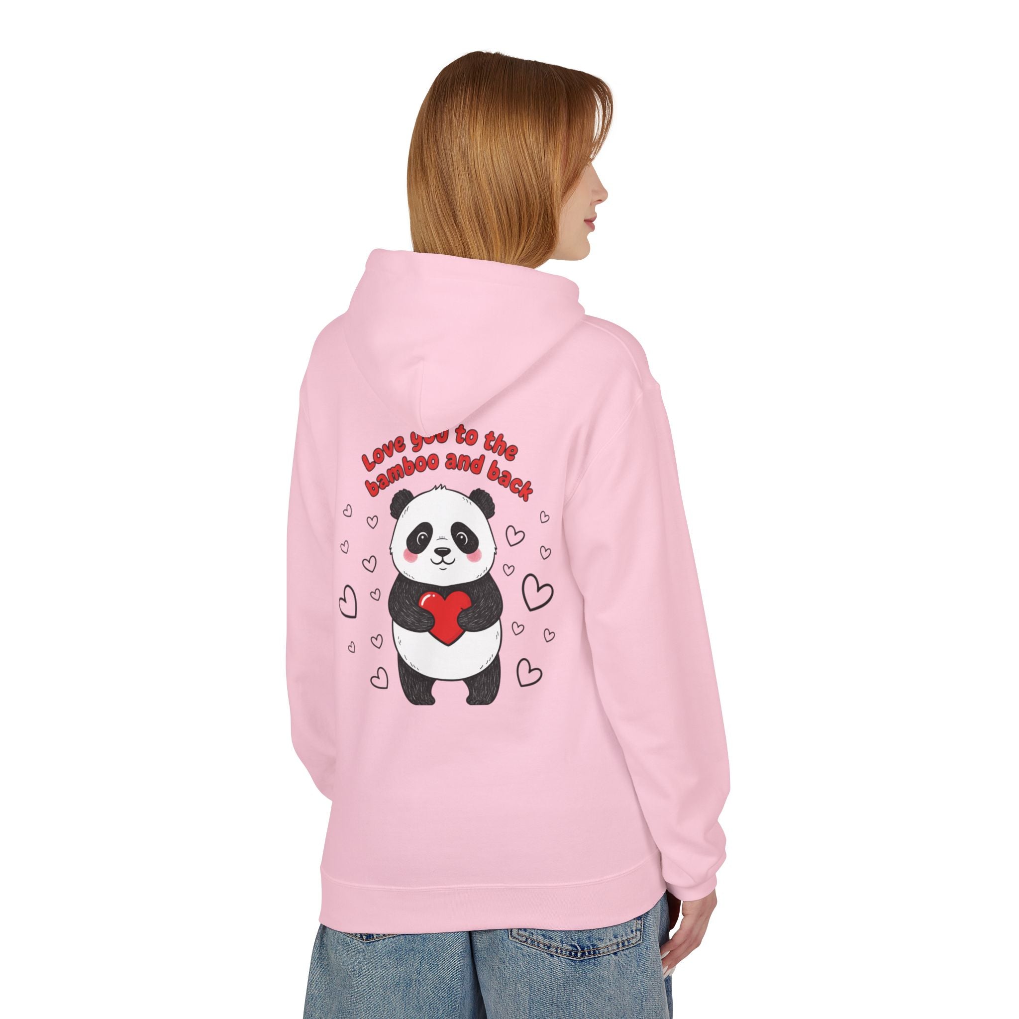 Valentine's Panda 'Love You to the Bamboo and Back' Hoodie