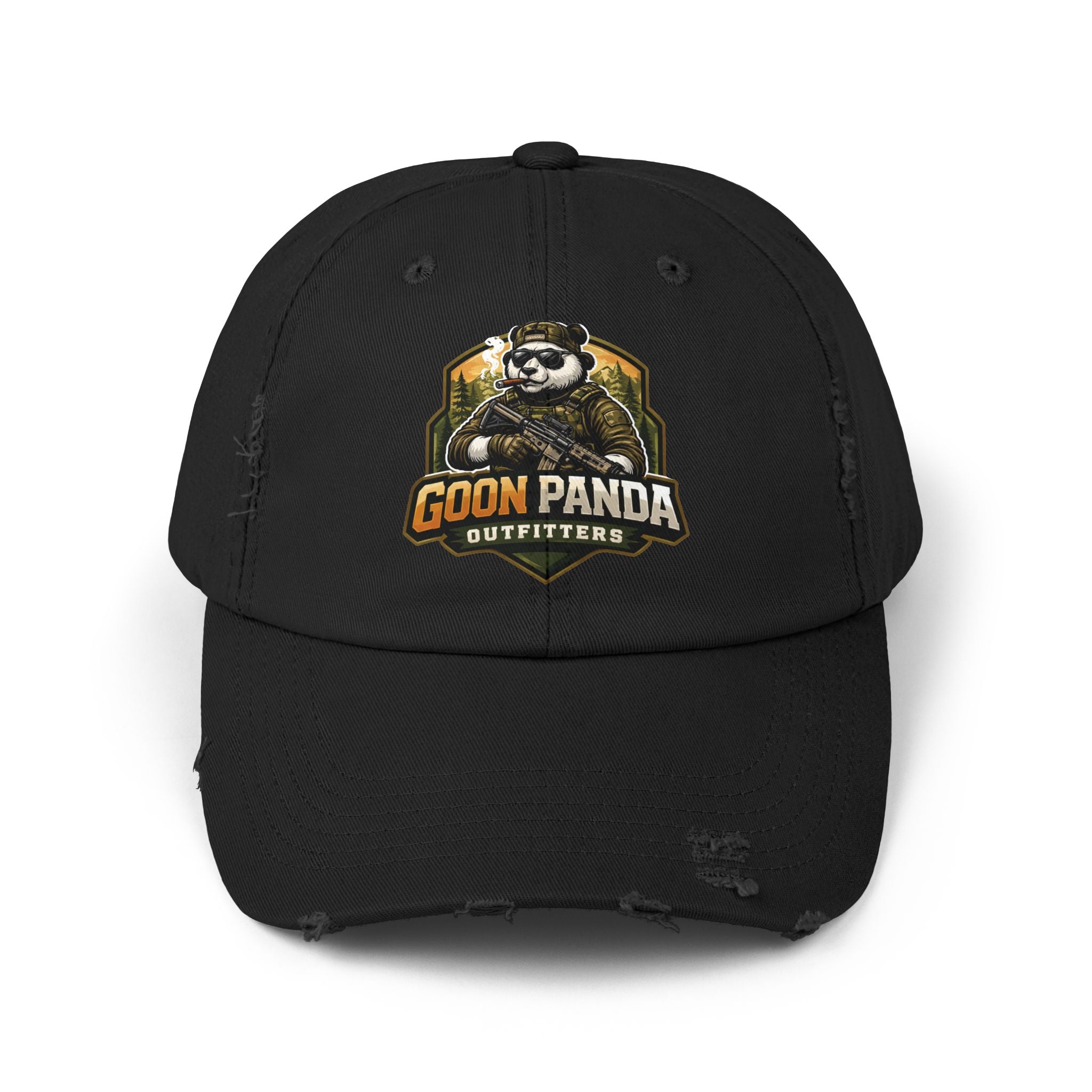 Goon Panda Outfitters Distressed Baseball Cap