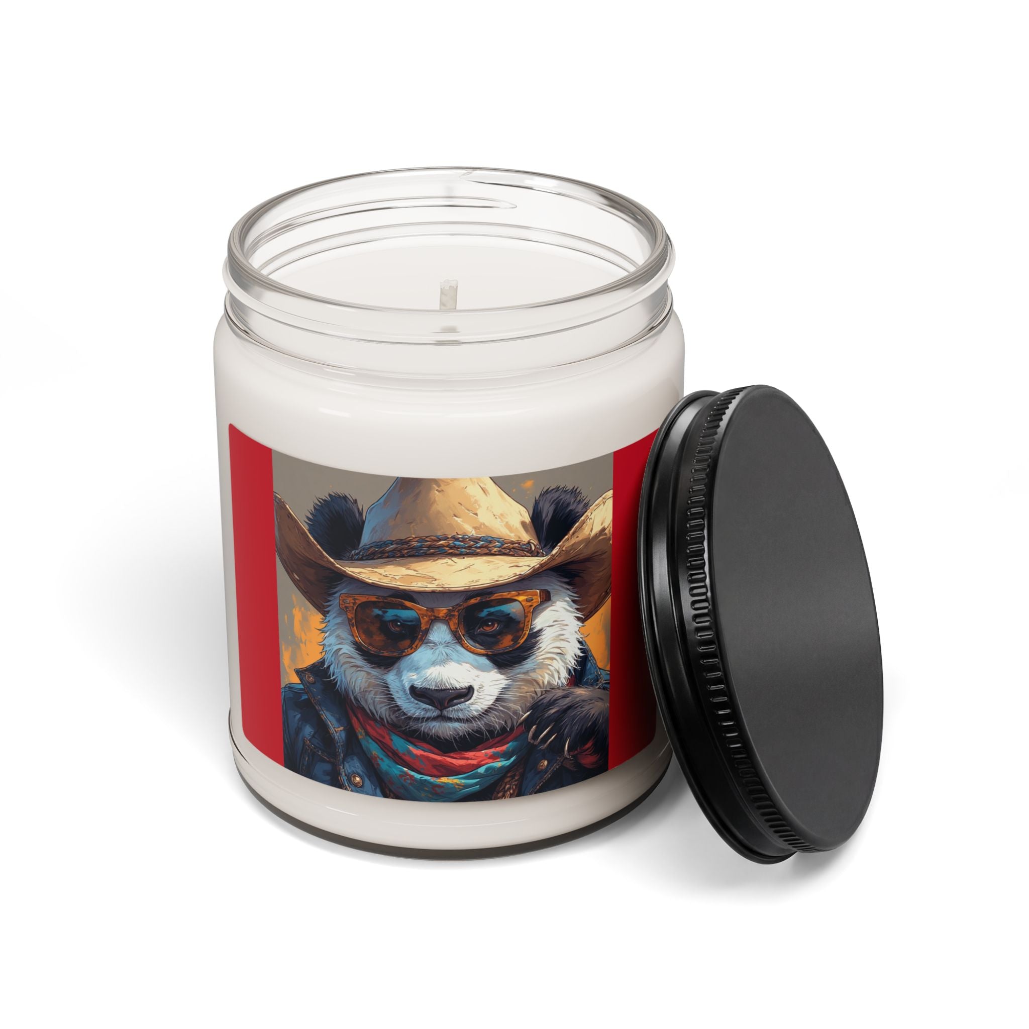 Panda Scented Soy Candle — 9oz Home Fragrance