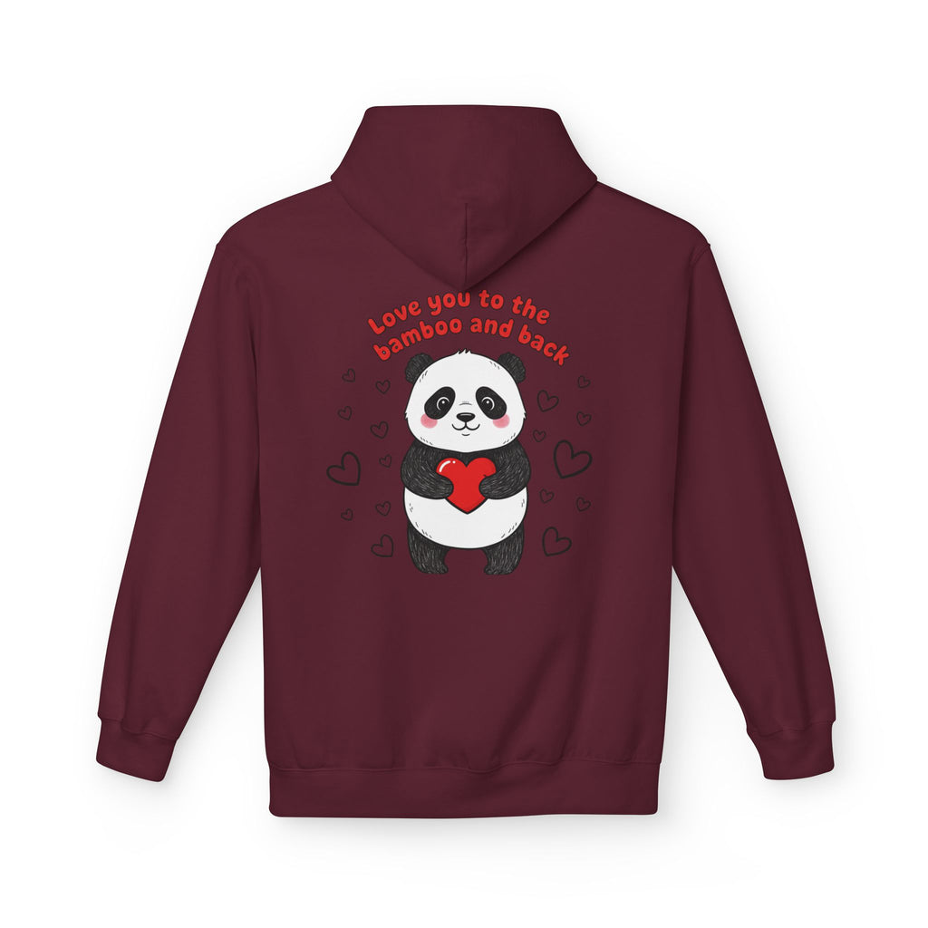 Valentine's Panda 'Love You to the Bamboo and Back' Hoodie