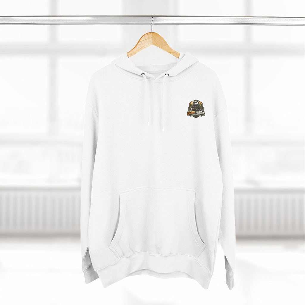 Drunk-ish Panda Hoodie — Funny Beer Lumberjack Animal Graphic Fleece Hoodie
