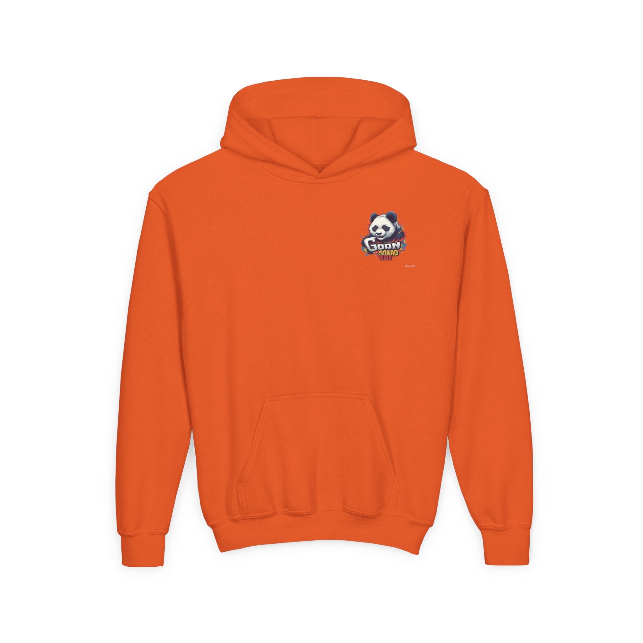Kids Panda Cowboy Hoodie — “Goon Panda Outfitters” Graphic Youth Sweatshirt
