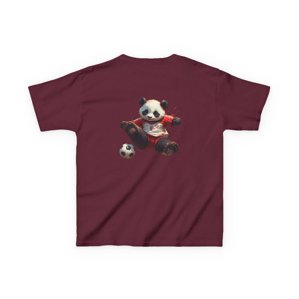 Kids Panda Soccer T‑Shirt — "Goon Panda Outfitters" Graphic Tee