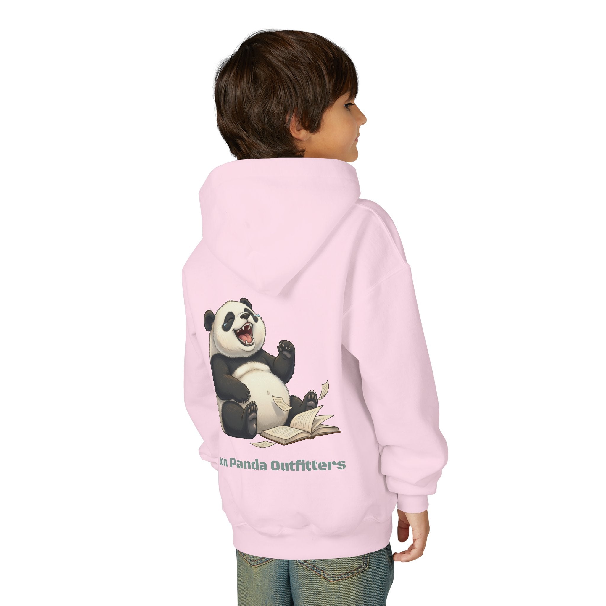 Panda Reading Youth Hoodie