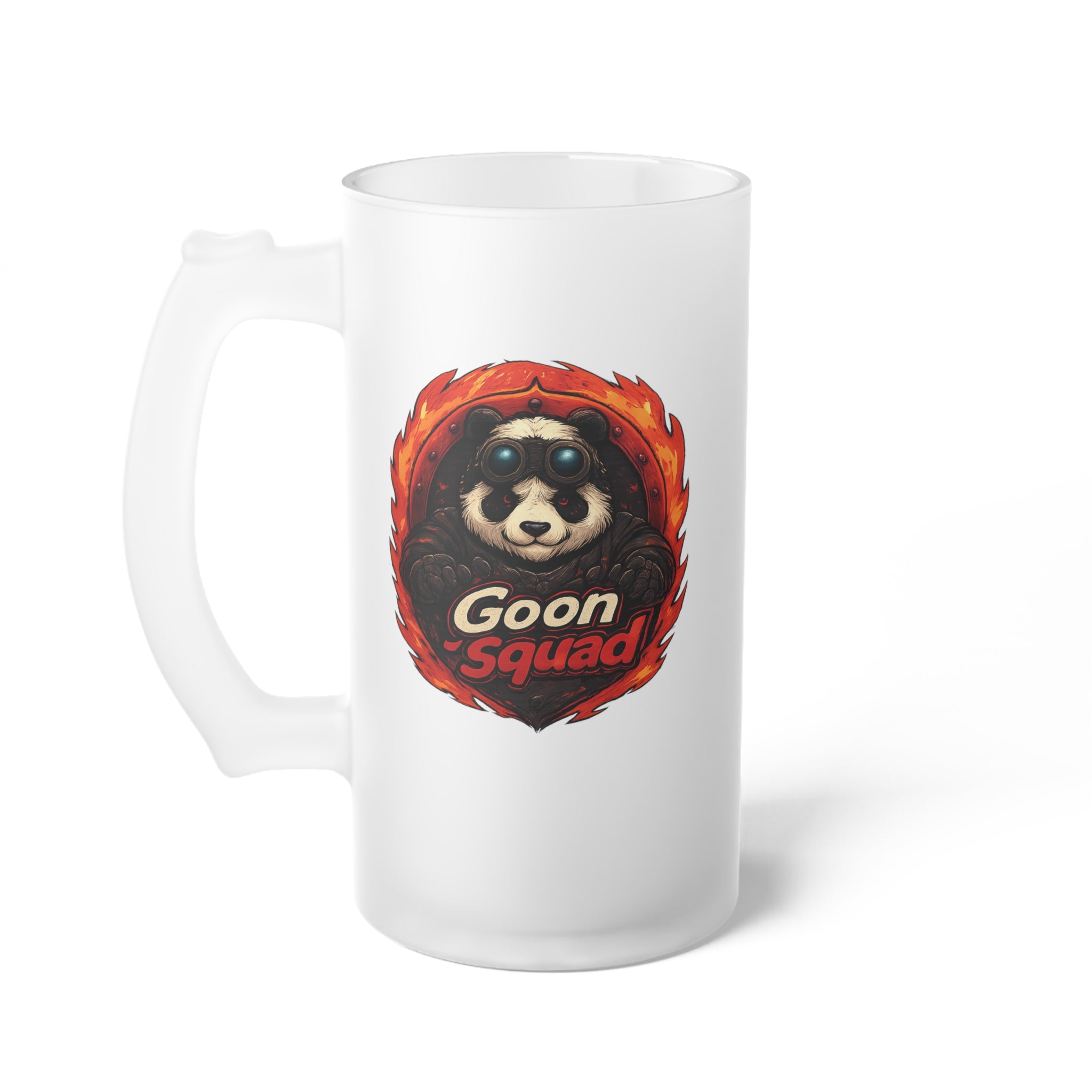 Frosted Glass Beer Mug