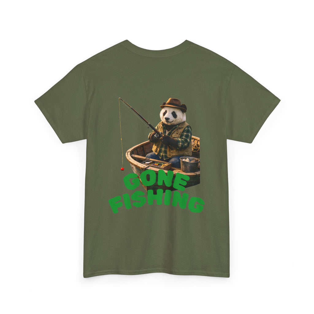 Gone Fishing Panda T-Shirt