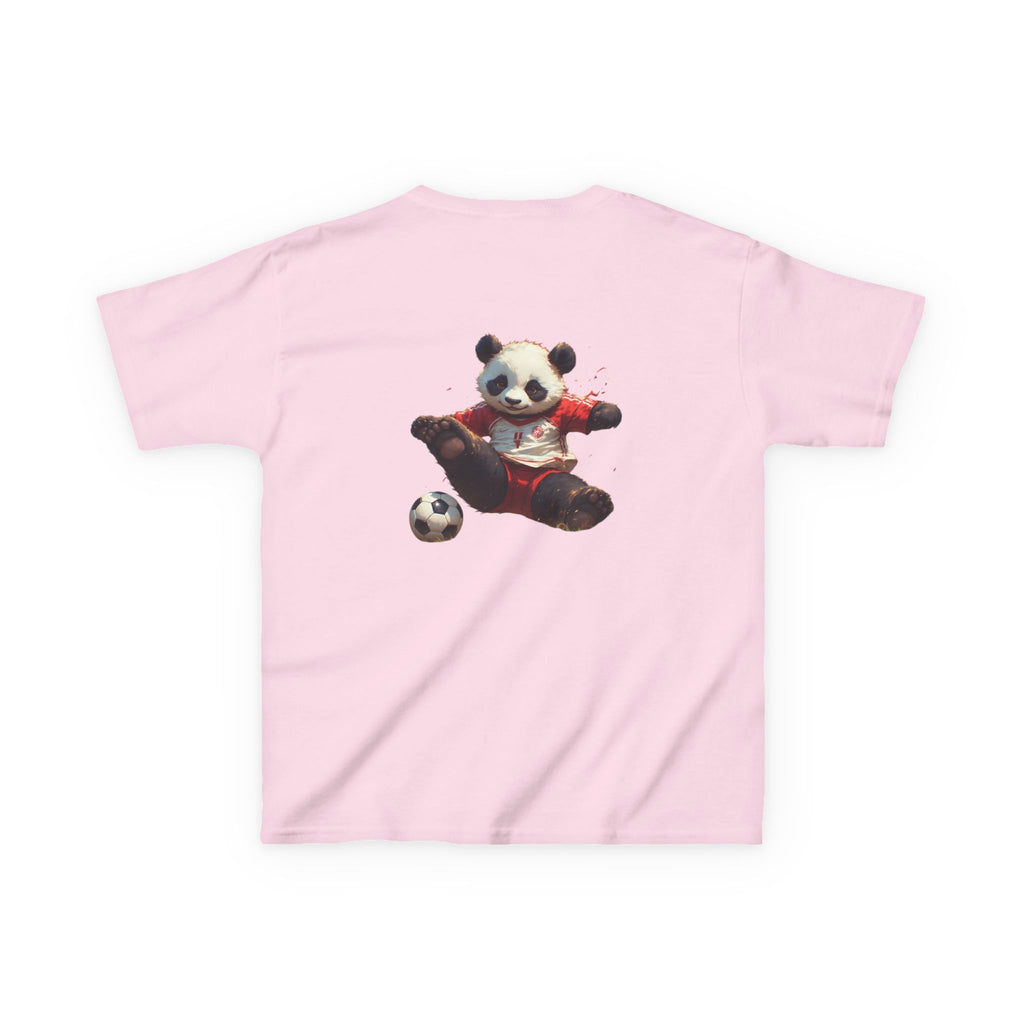 Kids Panda Soccer T‑Shirt — "Goon Panda Outfitters" Graphic Tee