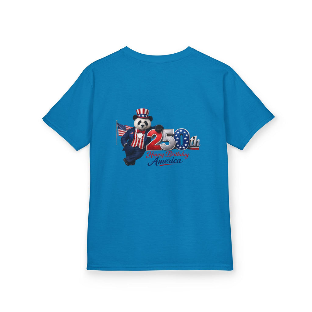 Kids Tee — "Goon Panda Outfitters" 250th Proudly Serving America Patriotic Shirt