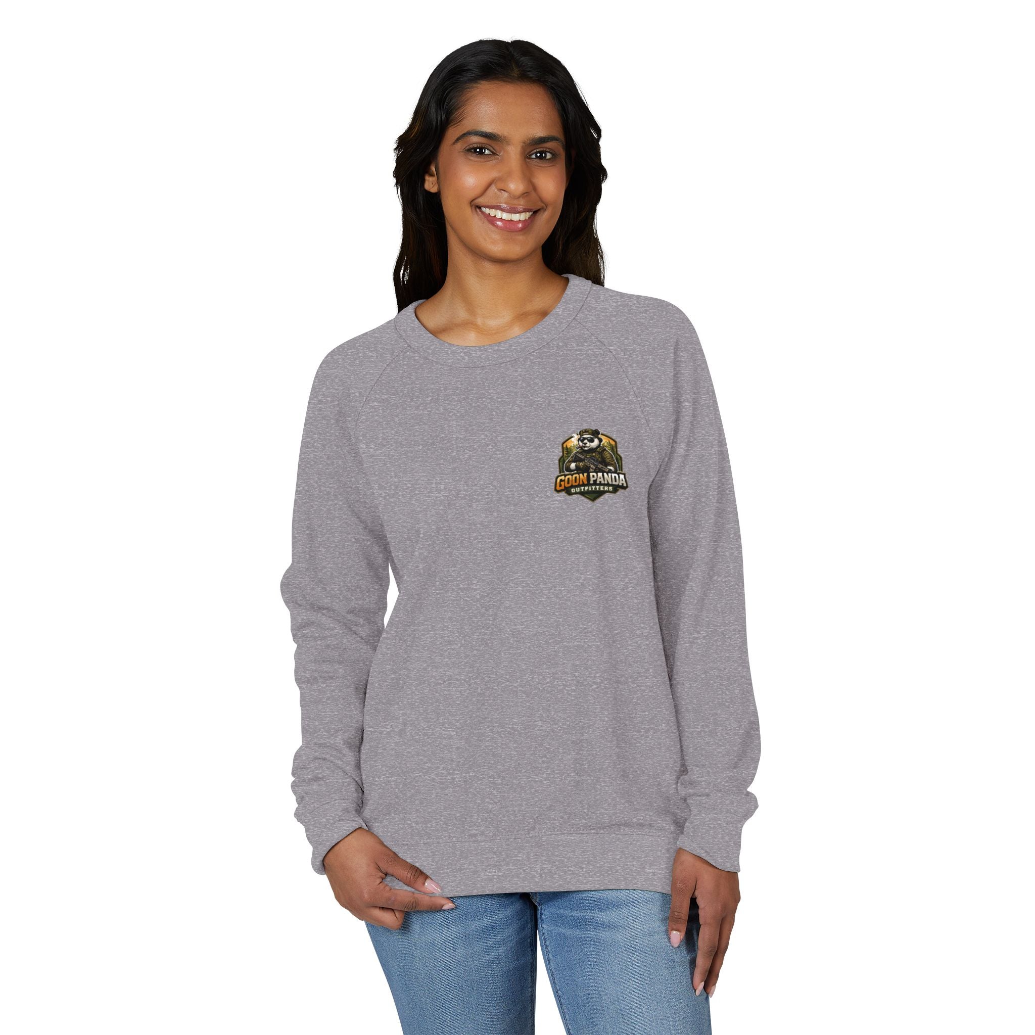 Panda Hooligan Raglan Crewneck Sweatshirt